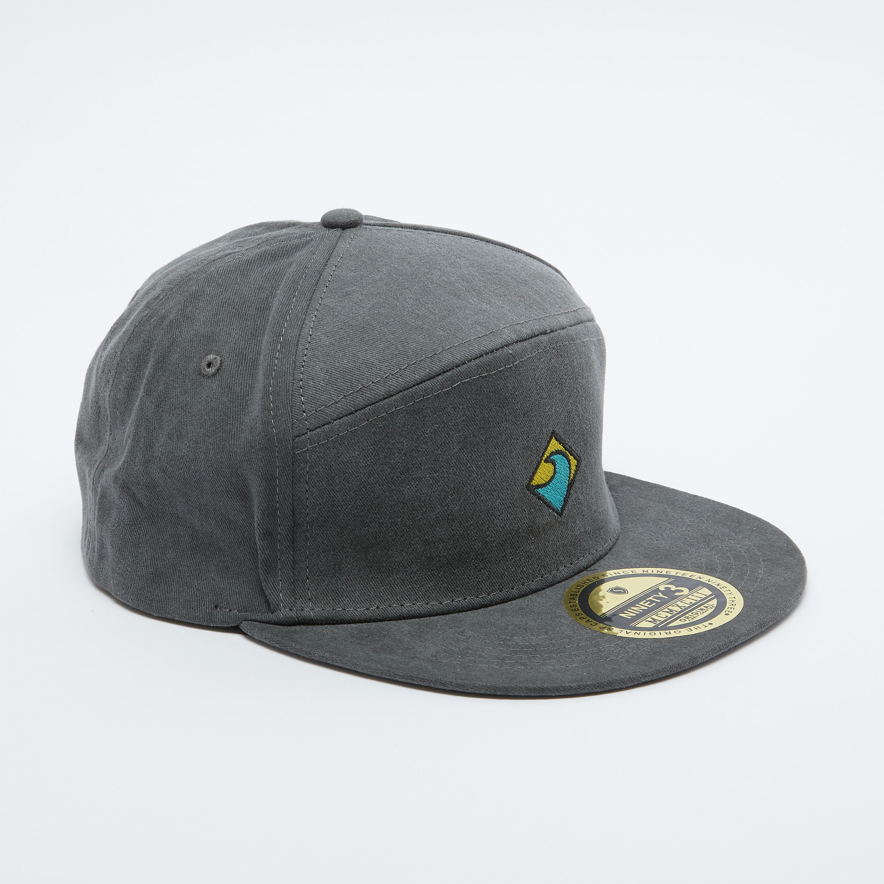 Textured Cap with Snap Closure-men-caps-image-1