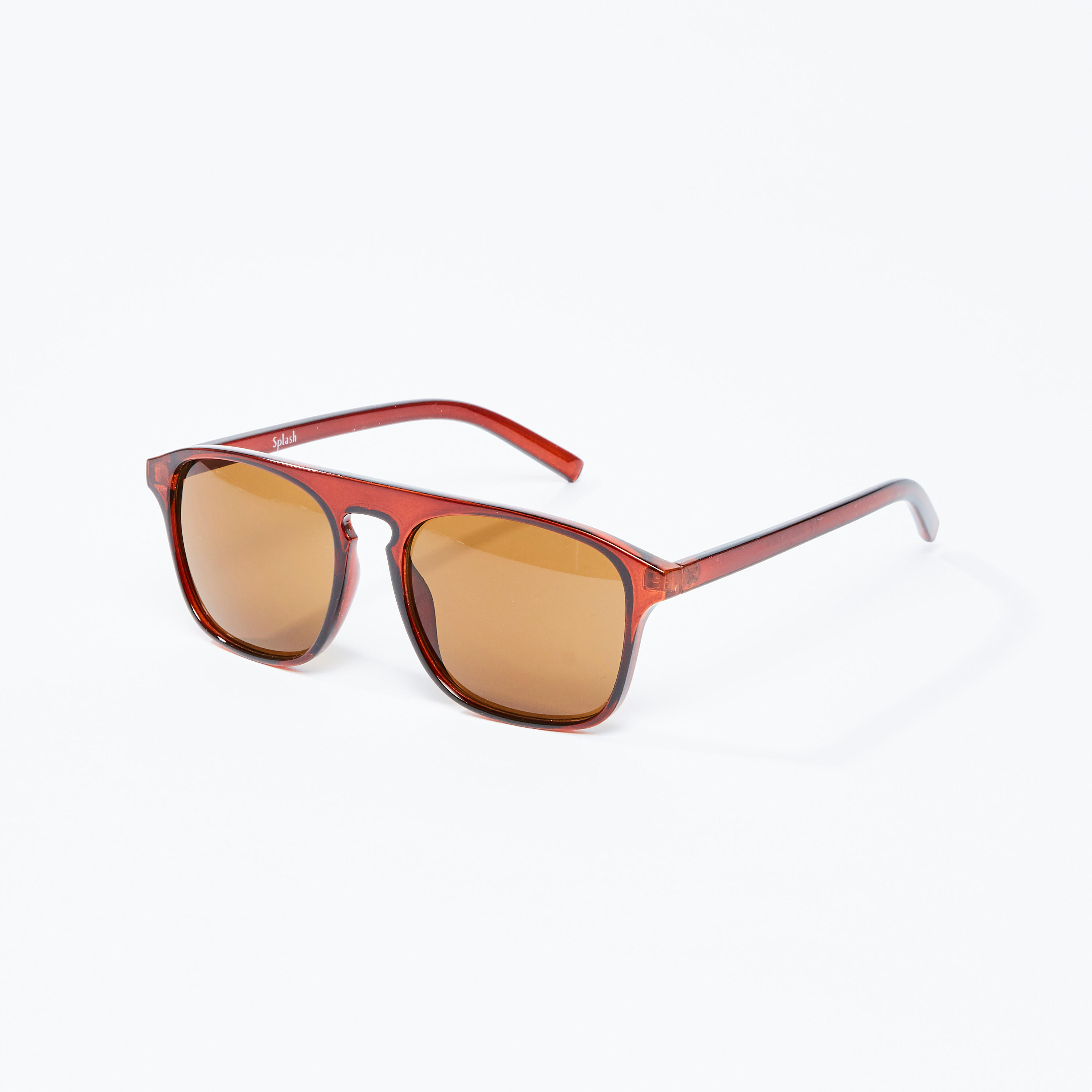 نظّارة شمسيّة واي فيرار مربّعة بإطار كامل سادة-men-sunglasses-image-1