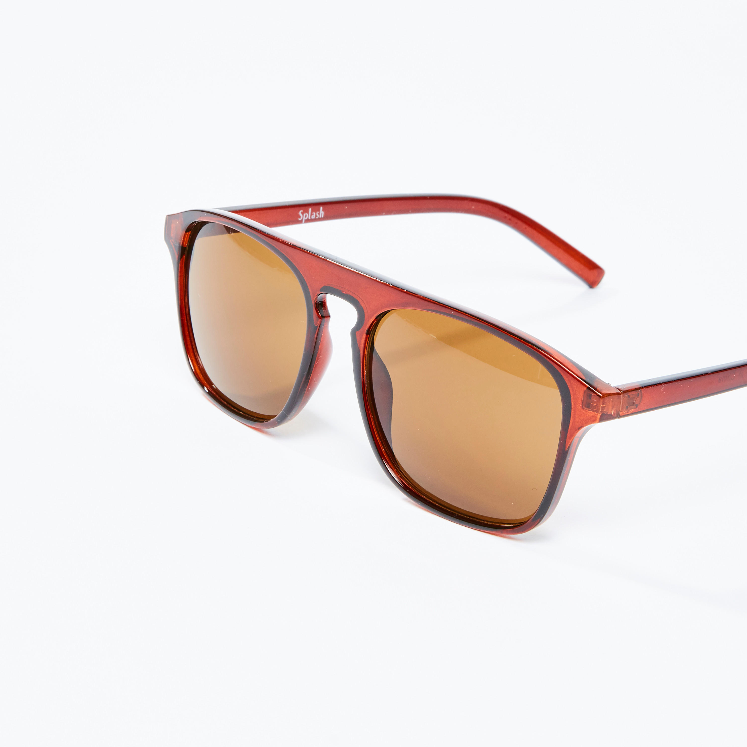 نظّارة شمسيّة واي فيرار مربّعة بإطار كامل سادة-men-sunglasses-image-3
