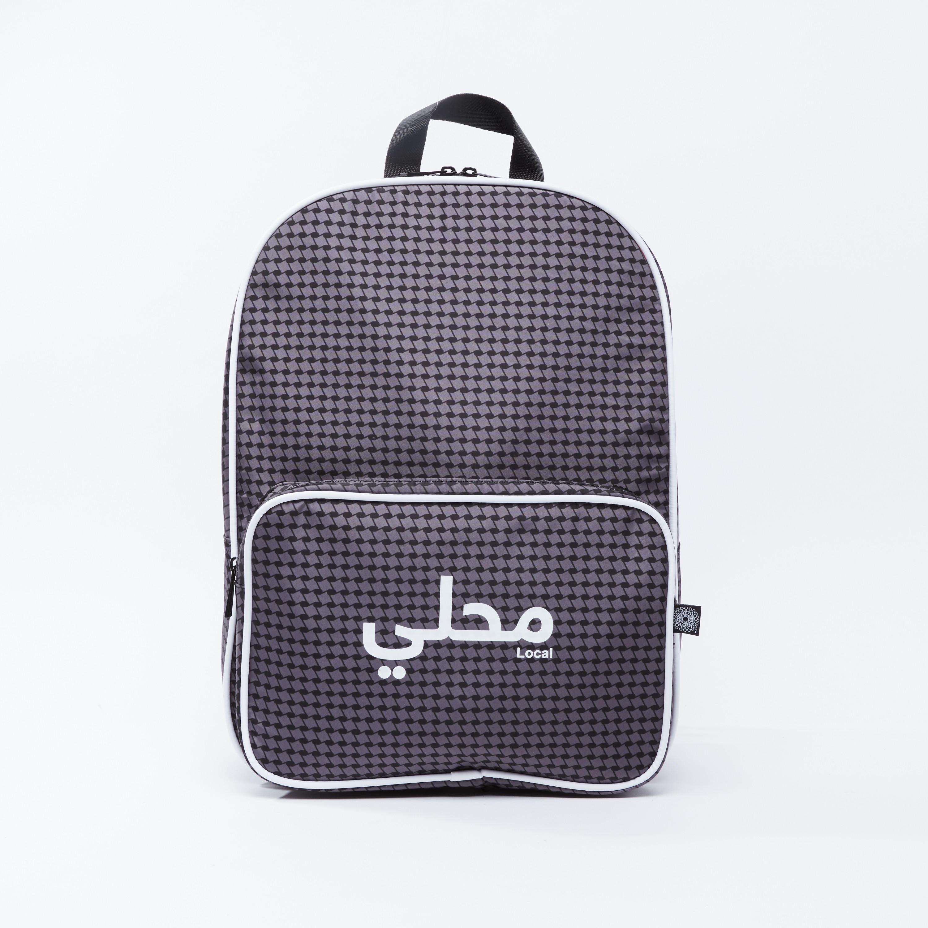 Printed Backpack with Adjustable Shoulder Straps and Zip Closure-men-bags-image-1