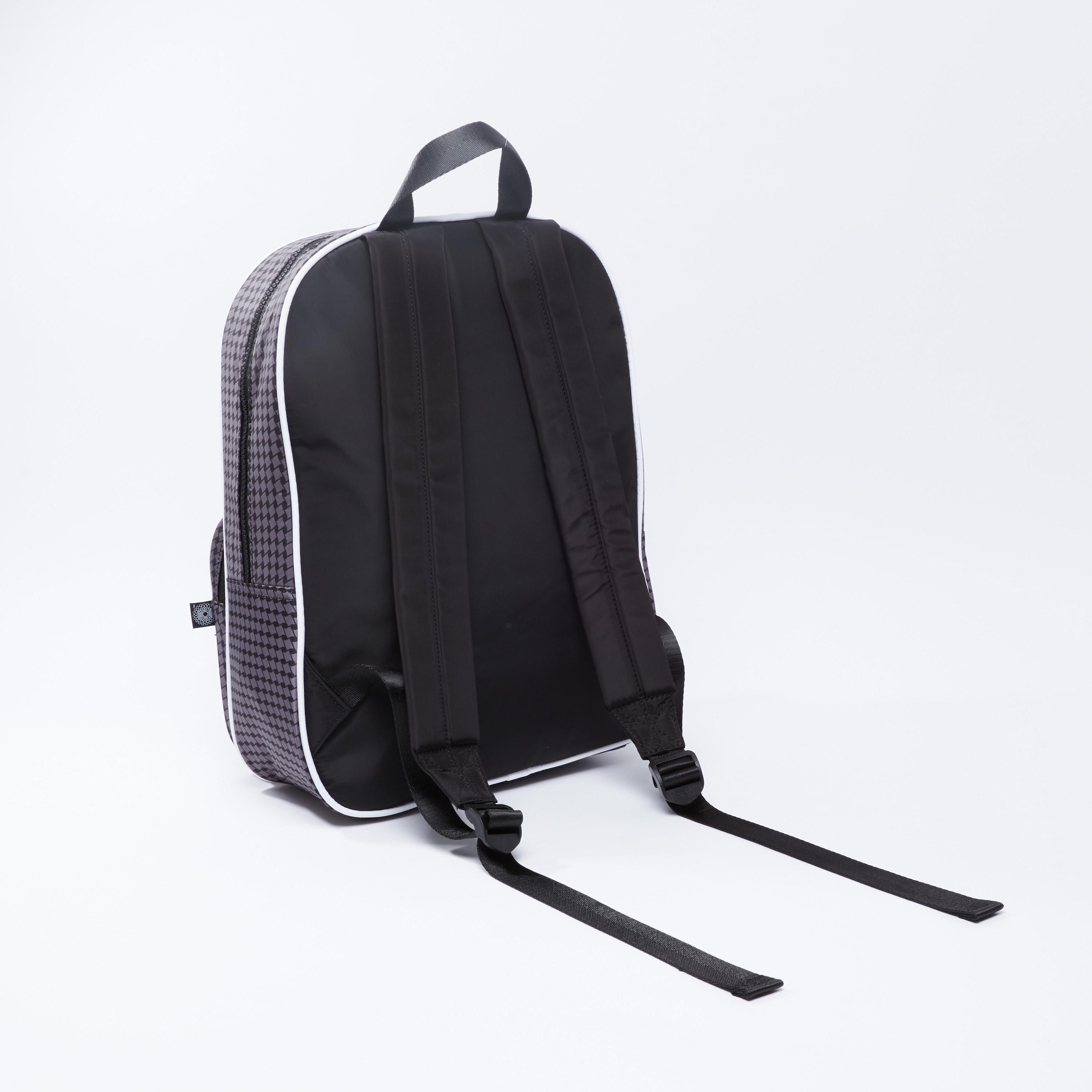 Printed Backpack with Adjustable Shoulder Straps and Zip Closure-men-bags-image-4