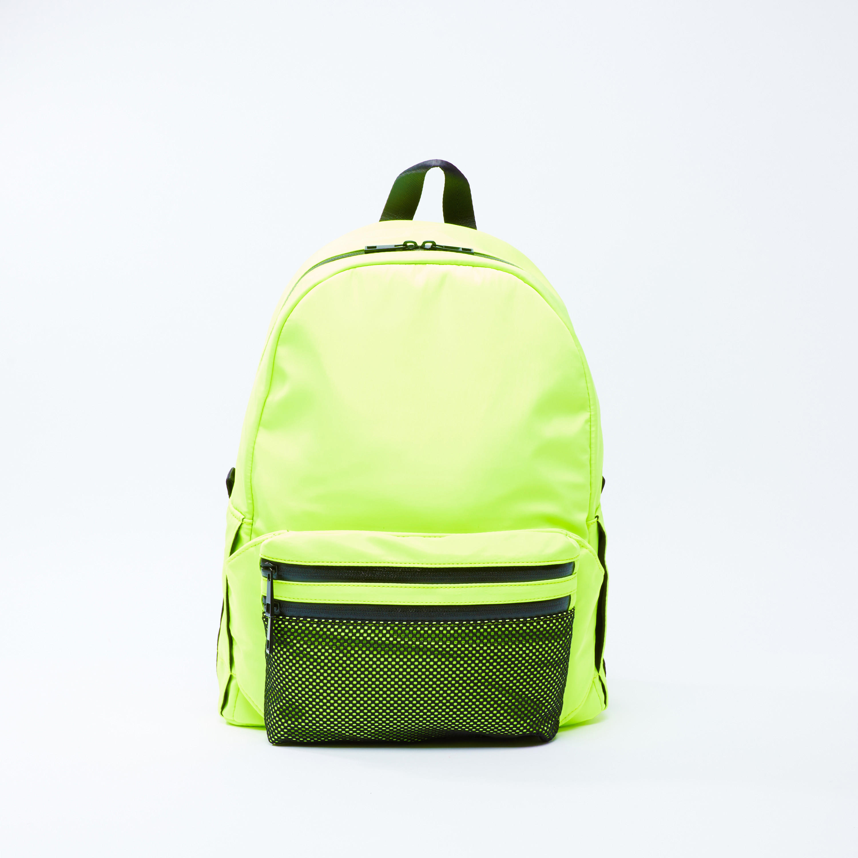 حقيبة ظهر سادة بسحّاب إغلاق وحمّالات كتف قابلة للتعديل-men-bags-image-1