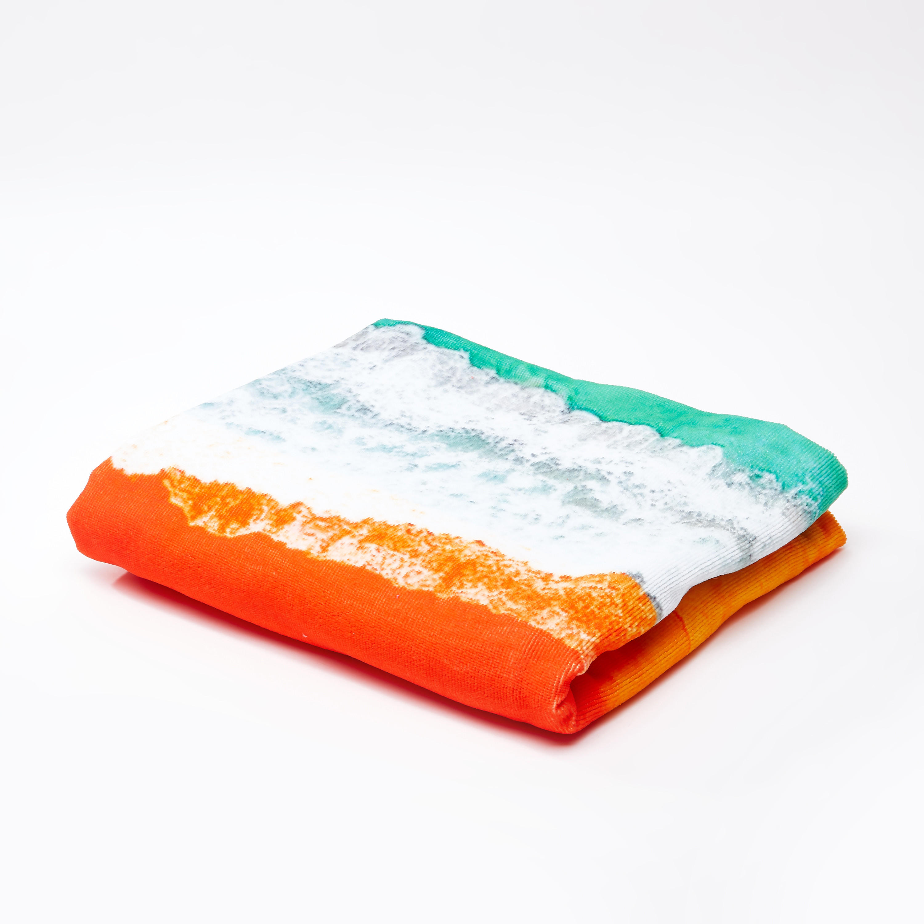 منشفة شاطئ بارزة الملمس بتقليمات متباينة-men-clothing-swimandbeach-accessories-image-1
