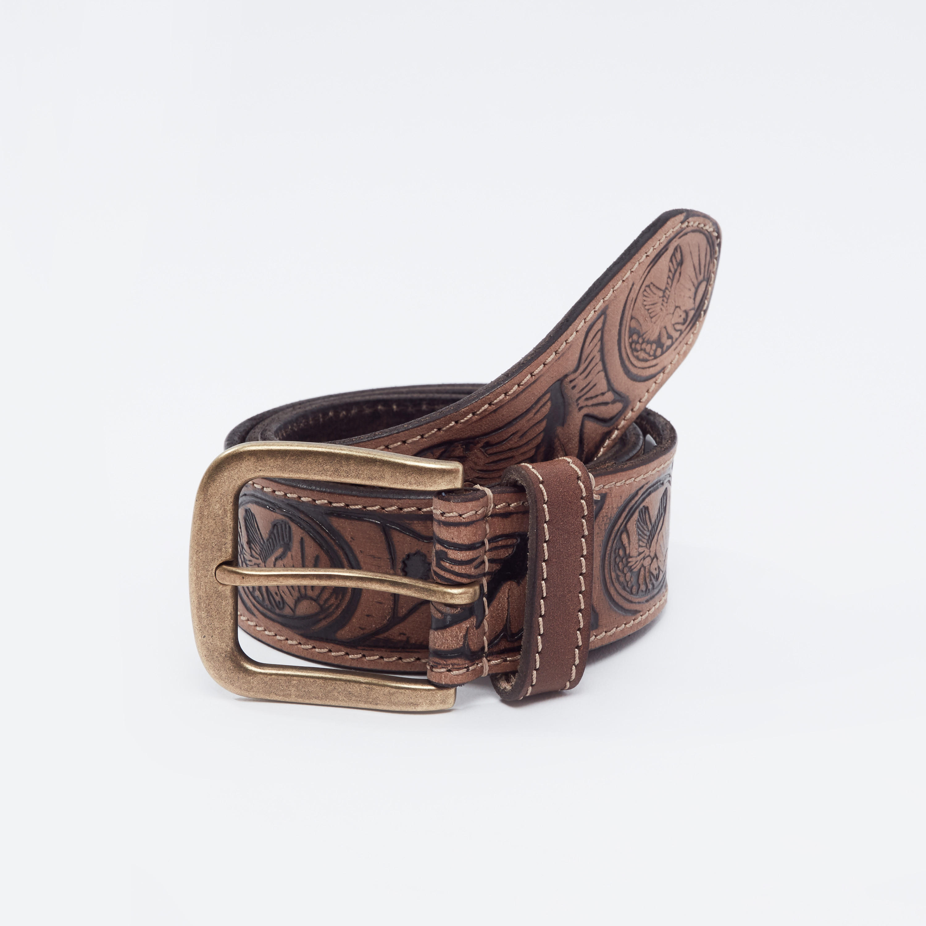 حزام بإبزيم بدبوس وطبعات-men-beltsandwallets-belts-image-1