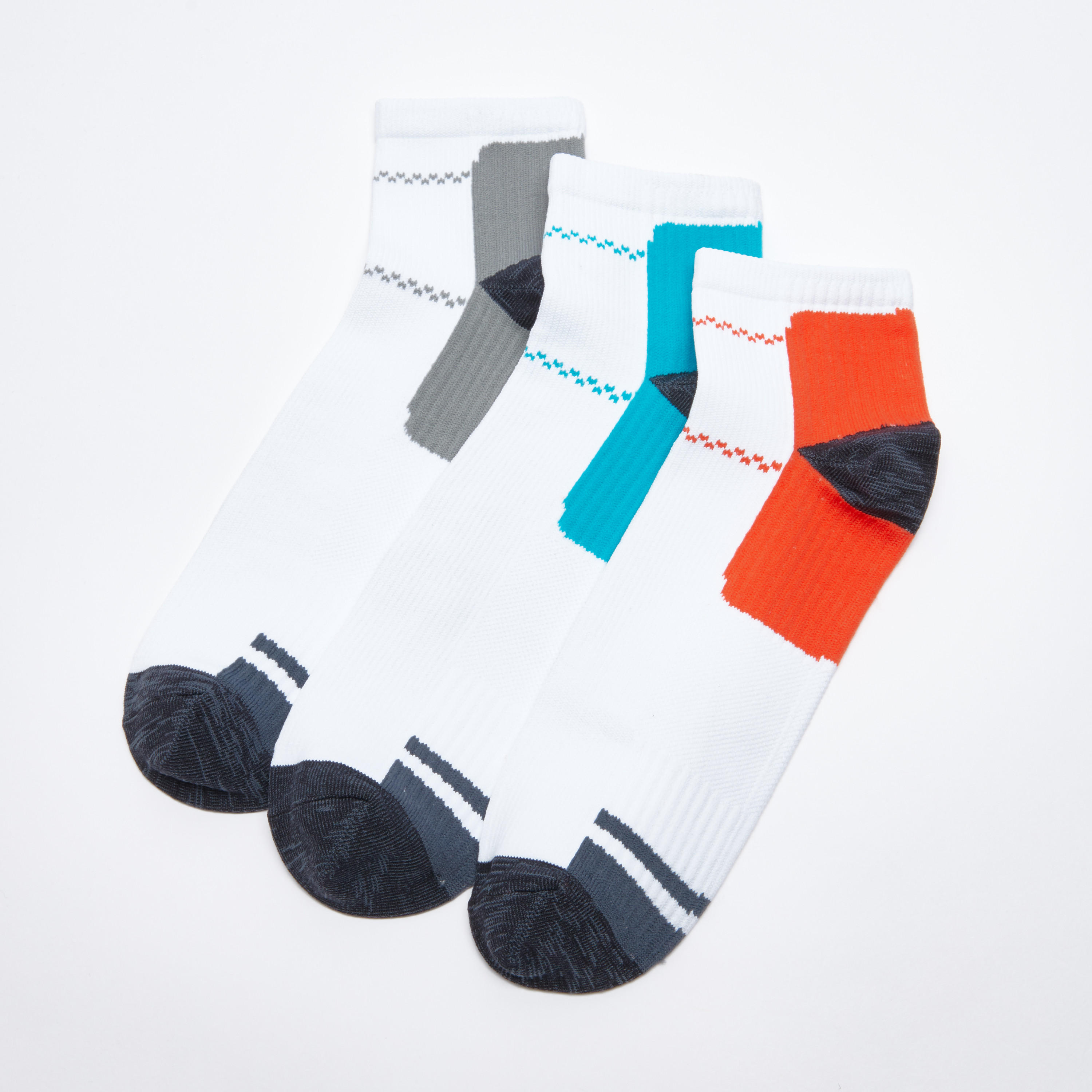 جوارب بطول الكاحل بطبعات - طقم من 3 أزواج-men-socks-image-1
