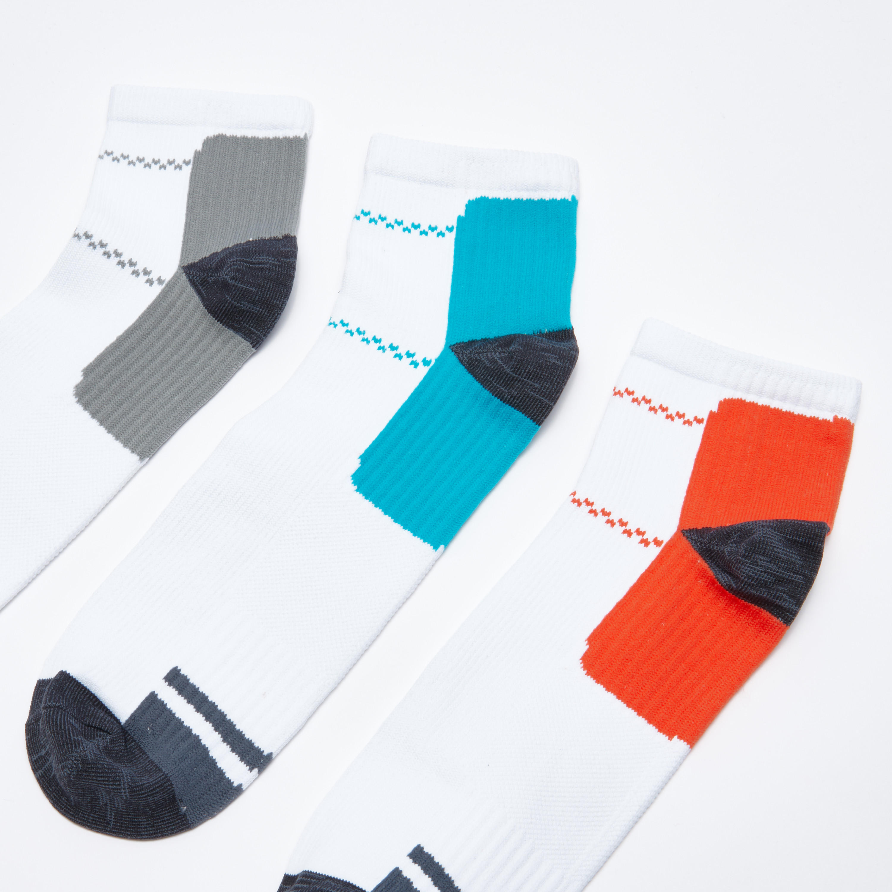 جوارب بطول الكاحل بطبعات - طقم من 3 أزواج-men-socks-image-2