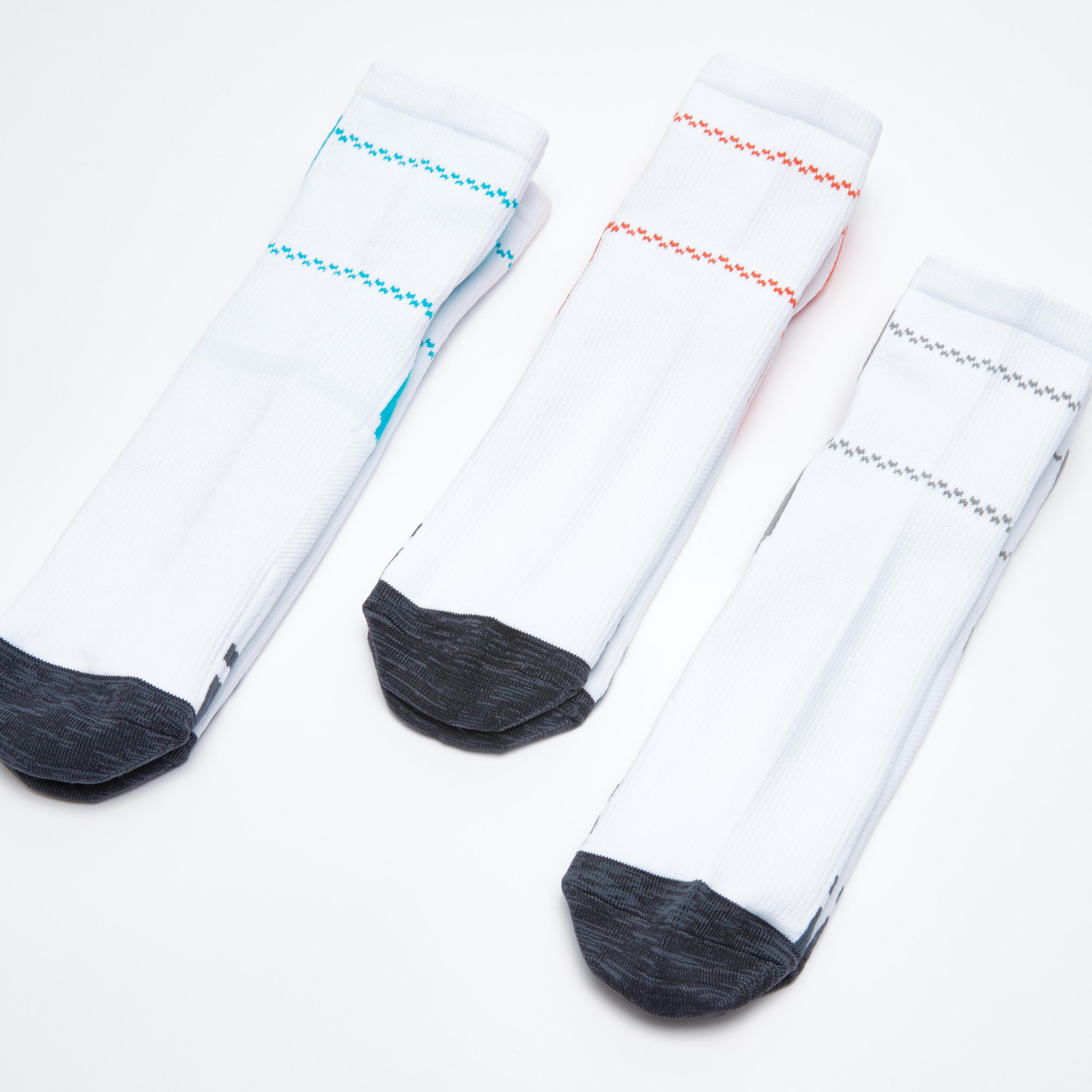 جوارب بطول الكاحل بطبعات - طقم من 3 أزواج-men-socks-image-3