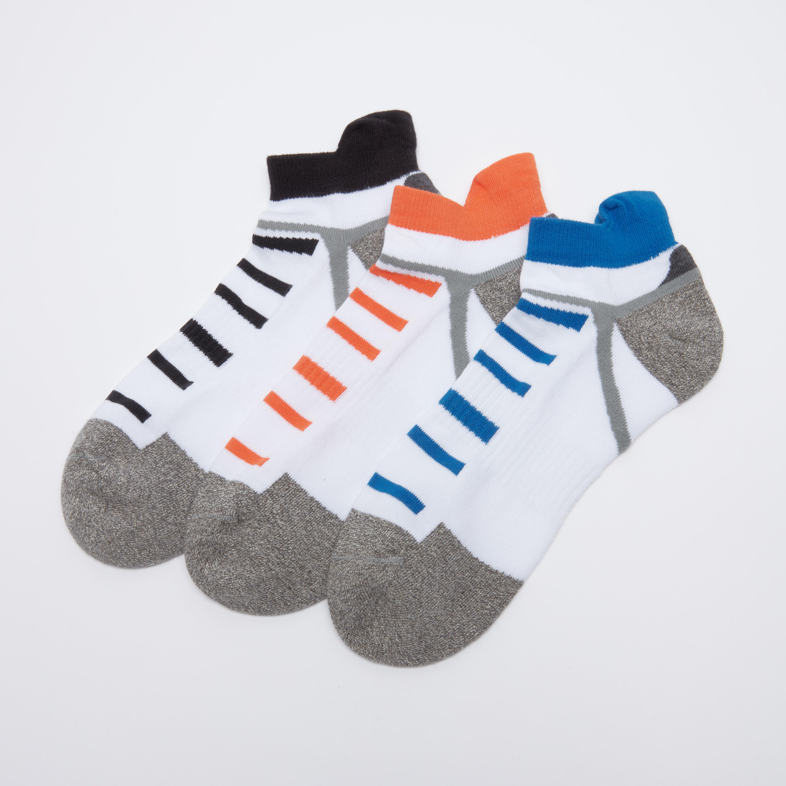 جوارب بطول الكاحل بطبعات - طقم من 3 أزواج-men-socks-image-2