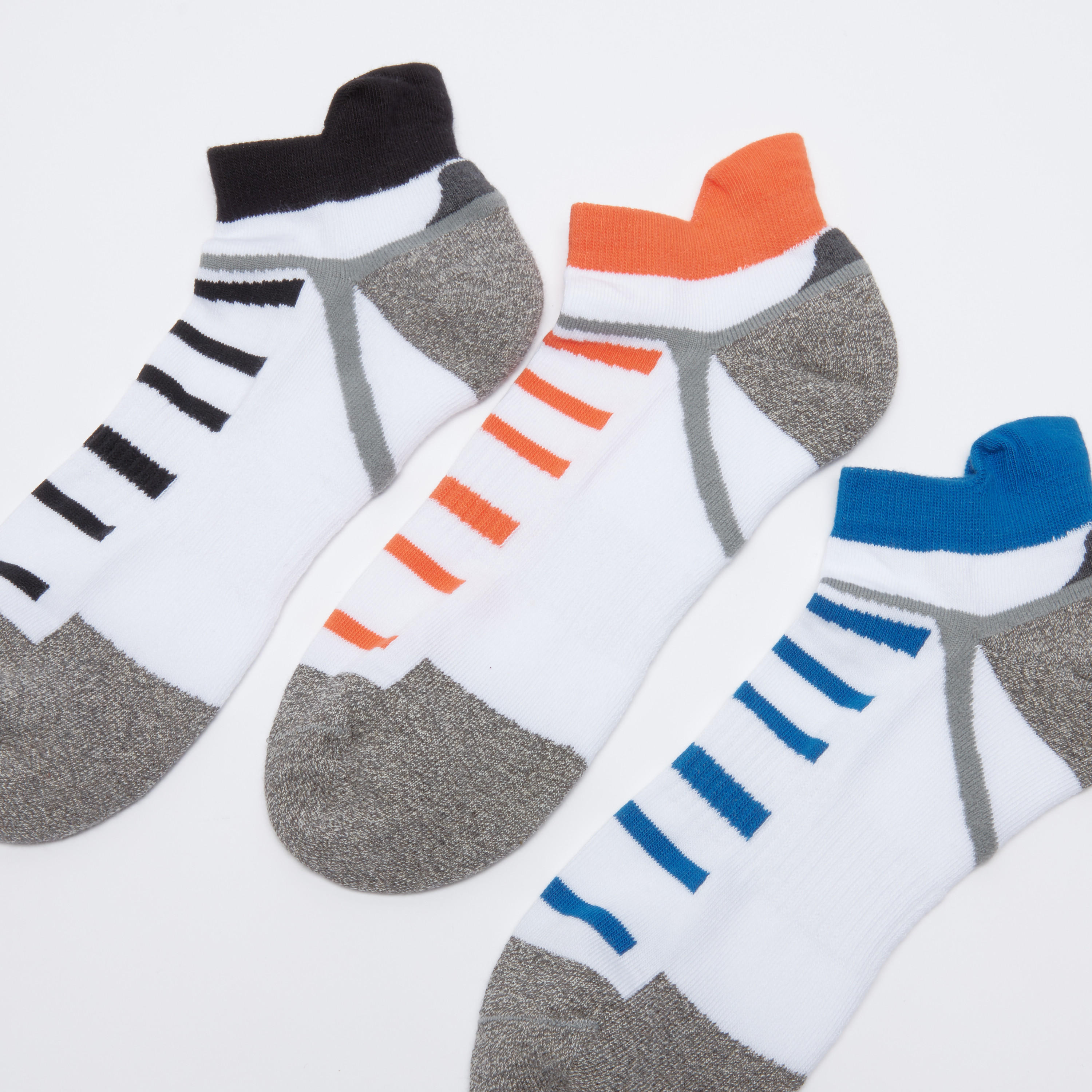 جوارب بطول الكاحل بطبعات - طقم من 3 أزواج-men-socks-image-3