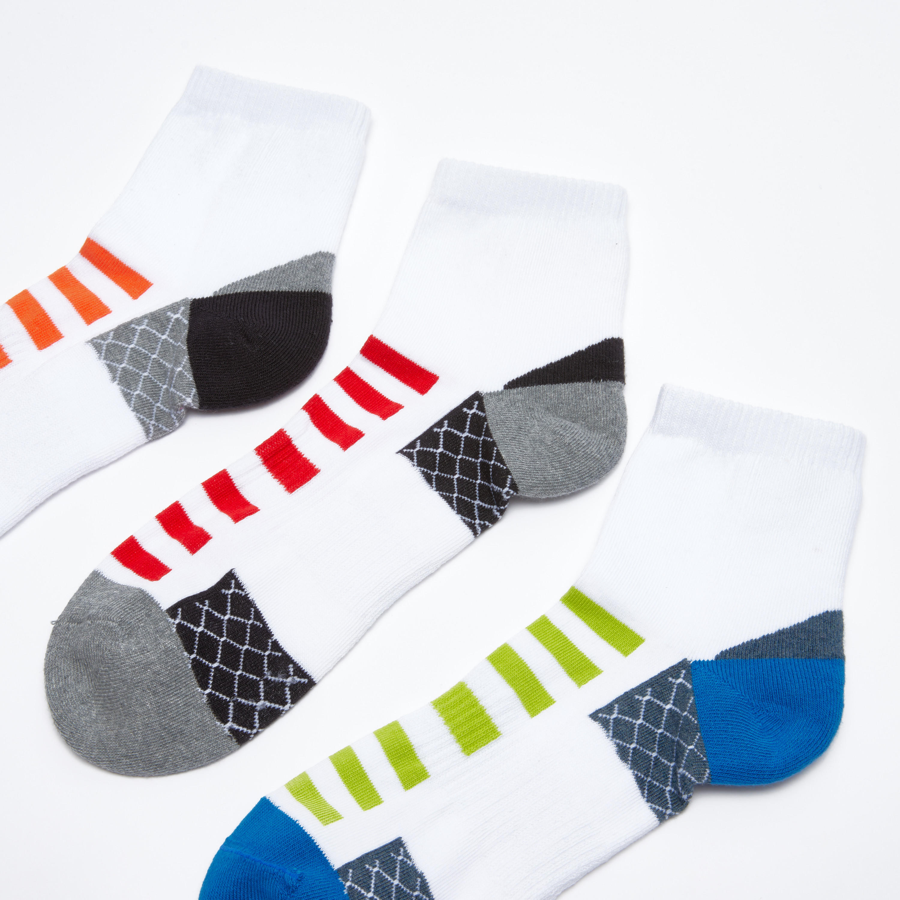 جوارب مقلّمة بطول الكاحل - طقم من 3 أزواج-men-socks-image-3