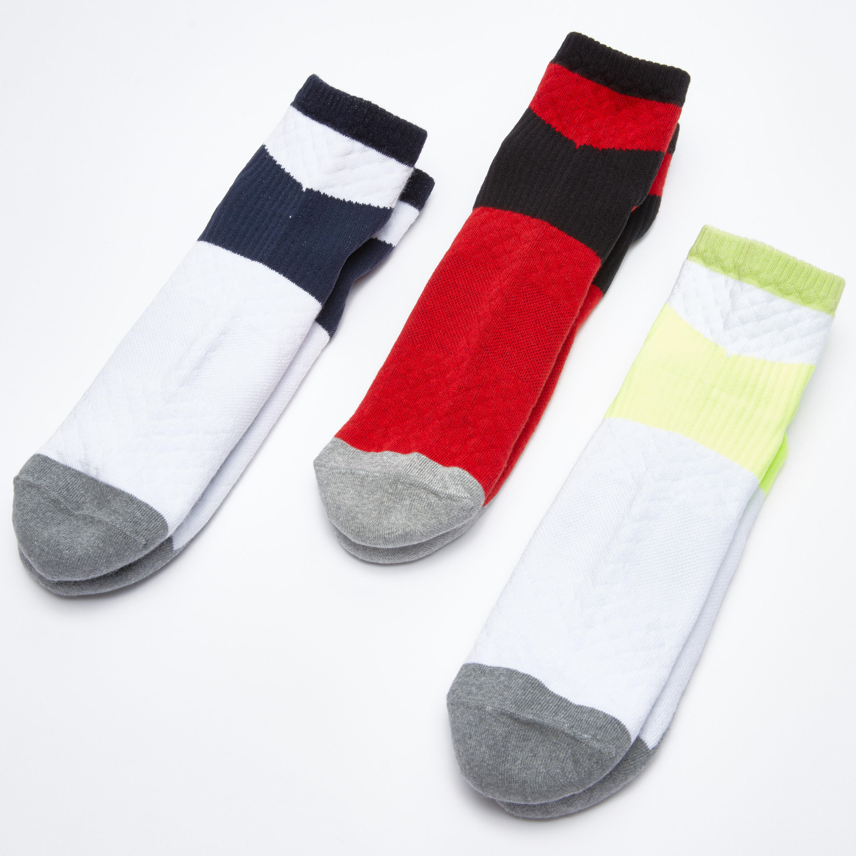 Printed Ankle Length Socks - Set of 3-men-socks-image-1