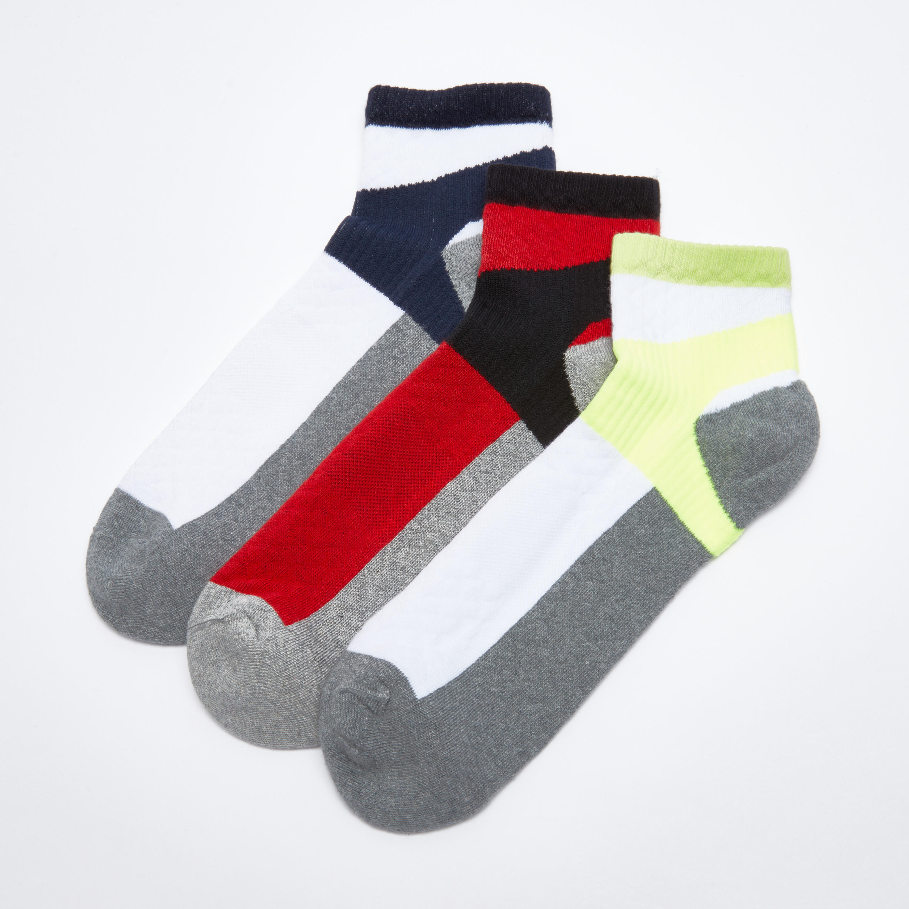Printed Ankle Length Socks - Set of 3-men-socks-image-2