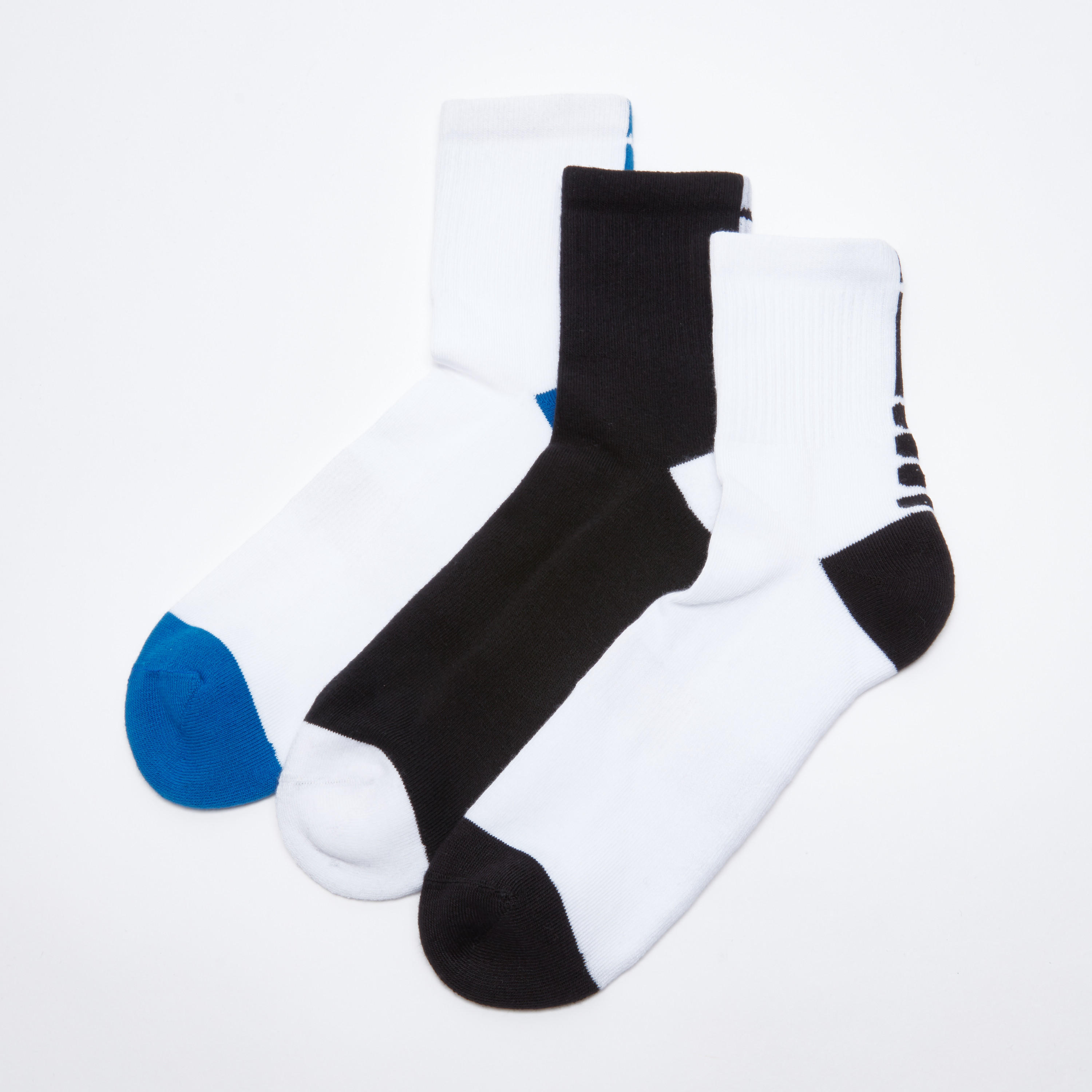 جوارب متوسطة الطول بطبعات - طقم من 3 أزواج-men-socks-image-2