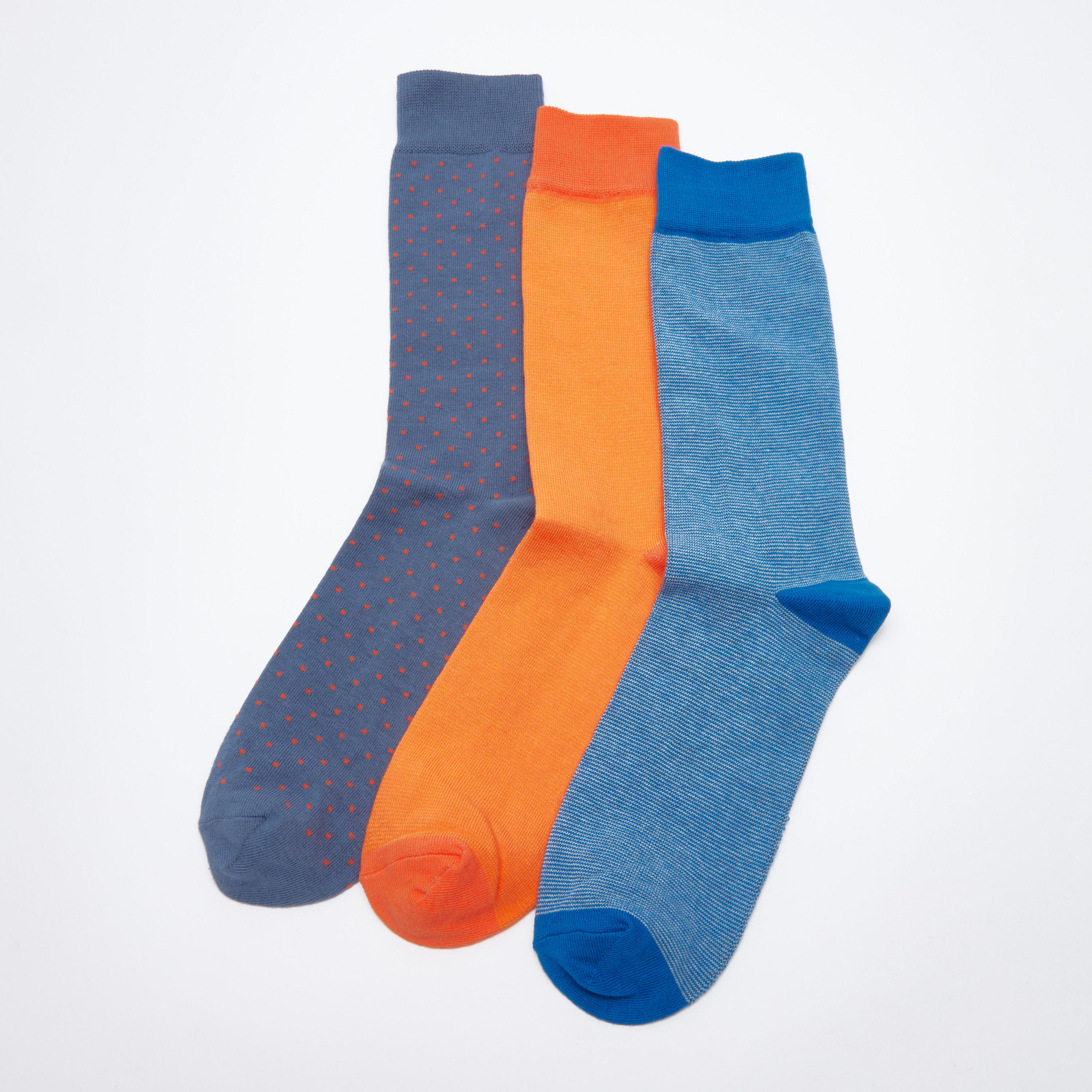 جوارب متوسطة الطول متنوعة - طقم من 3 أزواج-men-socks-image-2