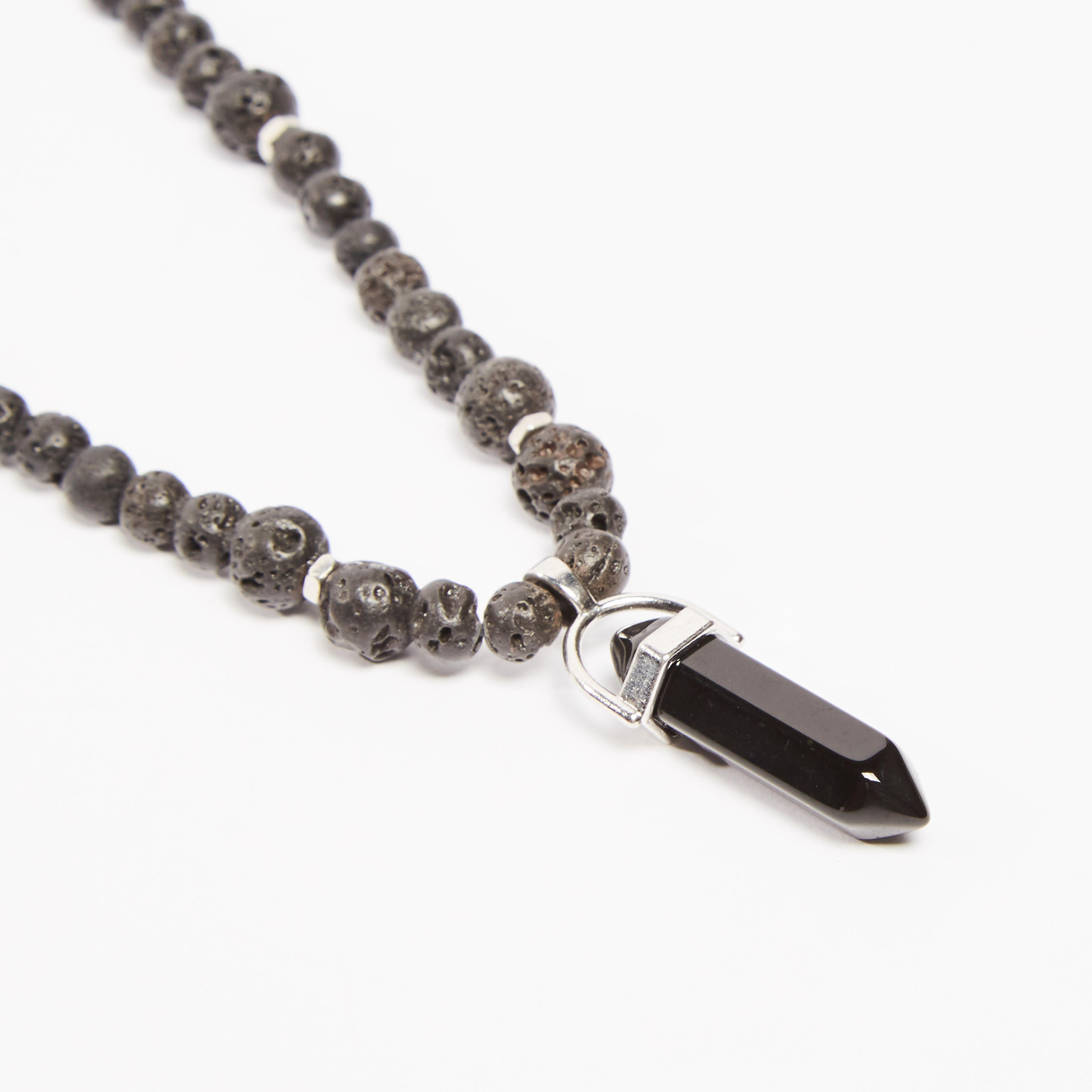 Beaded Pendant Necklace with Lobster Clasp-men-watchesandjewellery-necklacesandpendants-image-3
