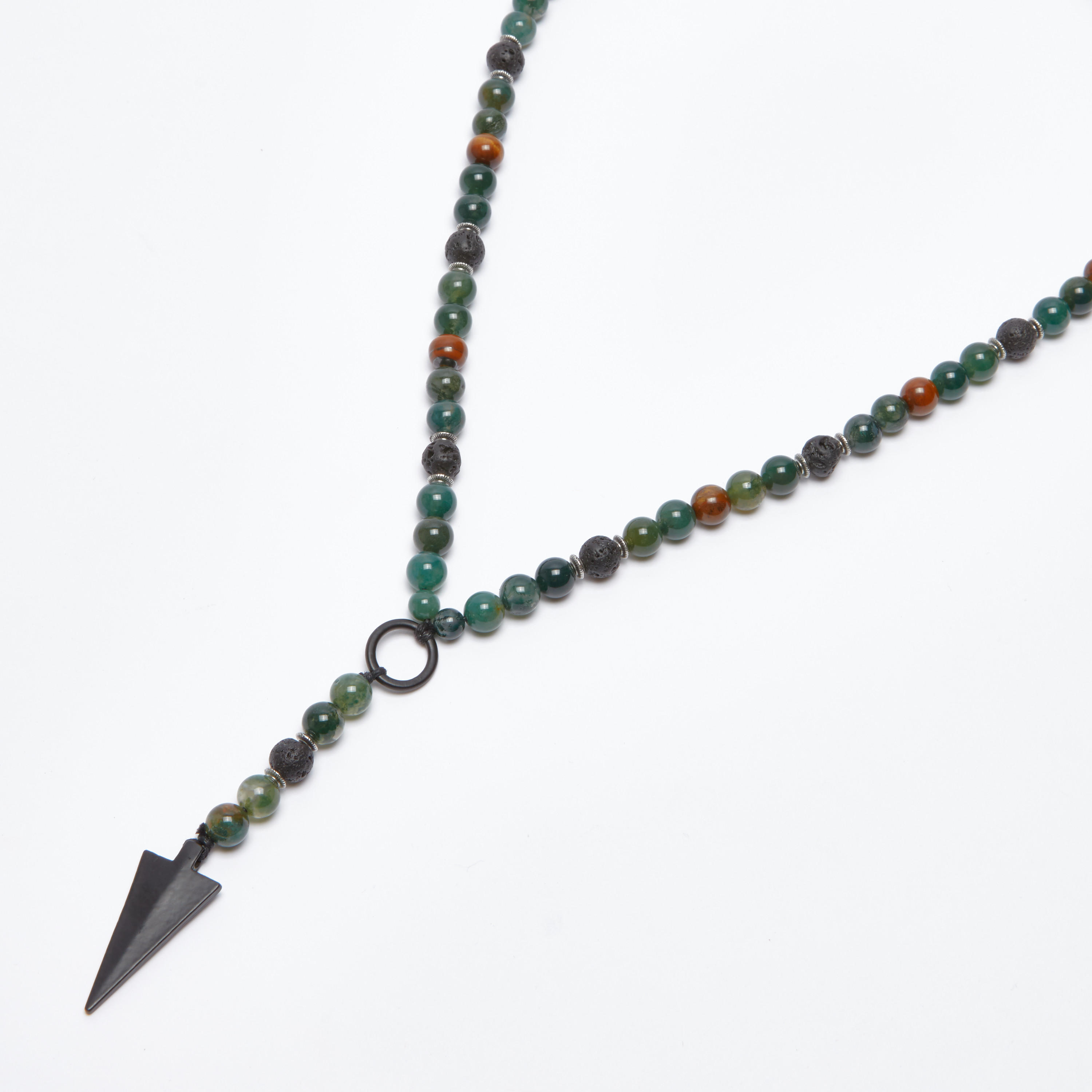 قلادة بدلّاية بتفاصيل لؤلؤ ومشبك إغلاق-men-watchesandjewellery-necklacesandpendants-image-1