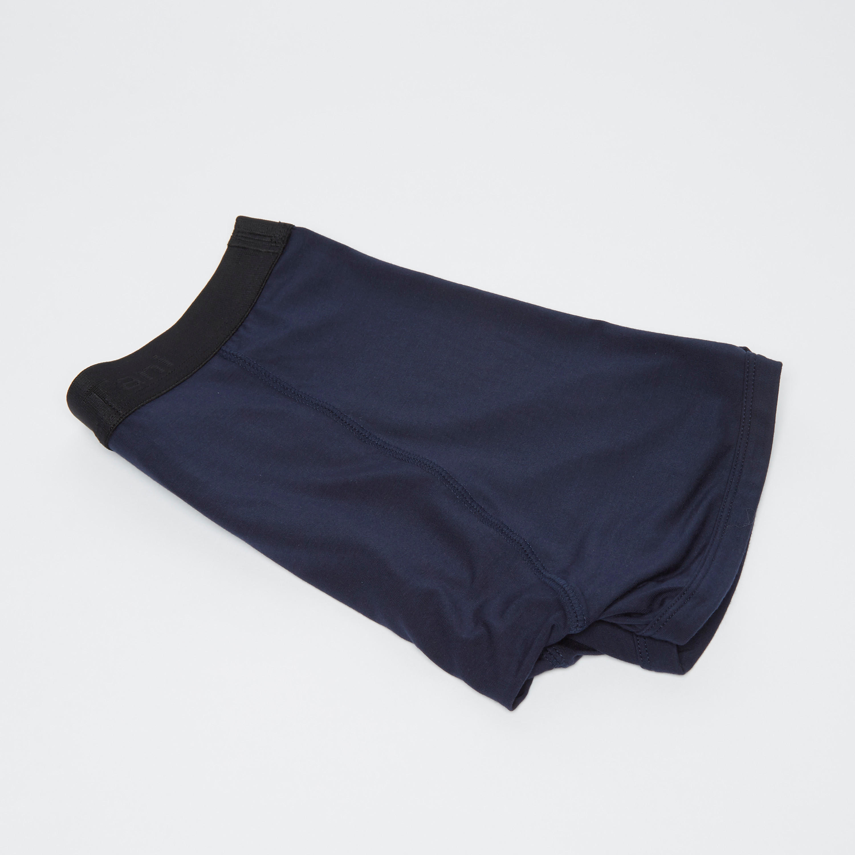 سراويل بوكسر سادة بخصر مطّاطي-men-clothing-innerwear-underwear-image-1
