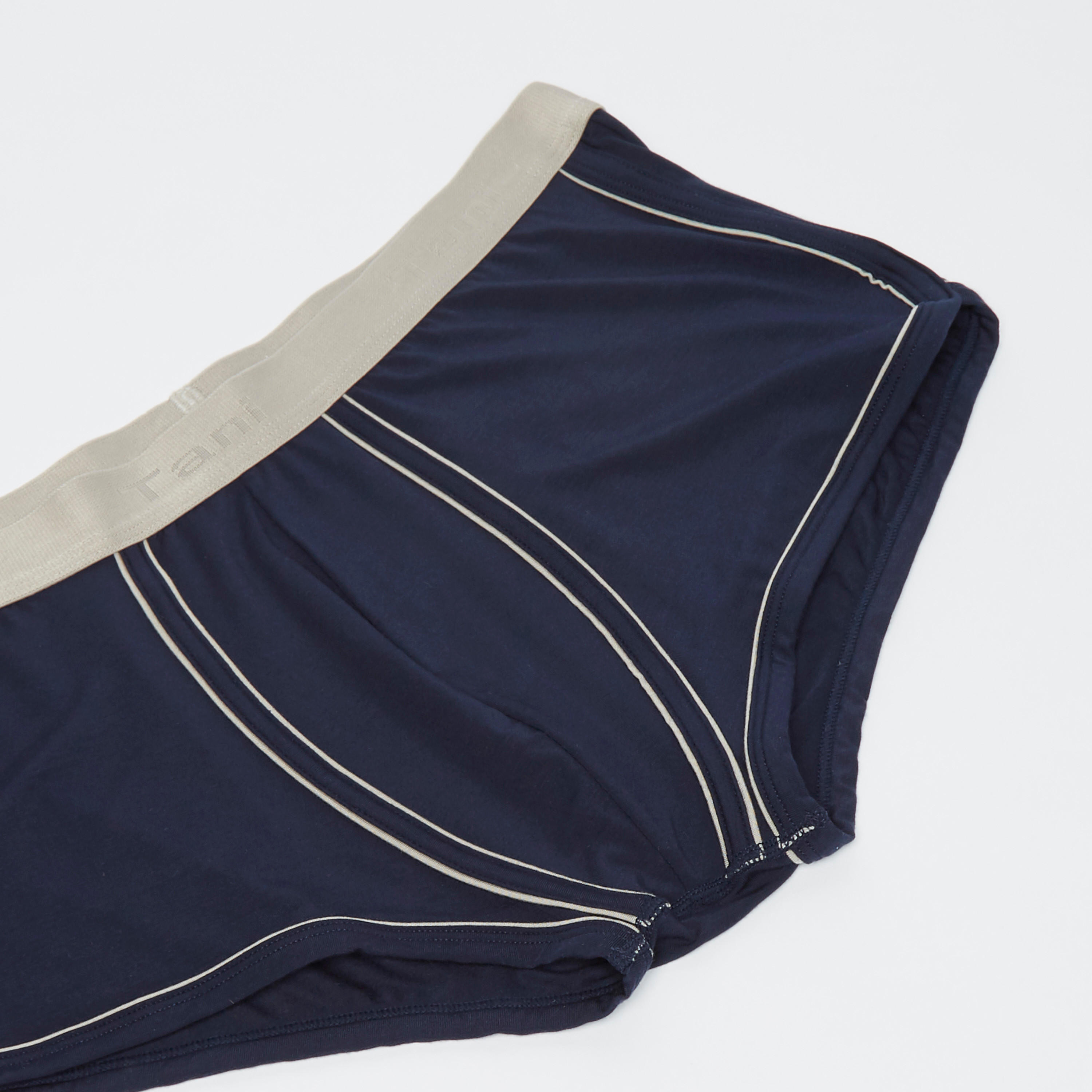 Solid Trunks with Stitch Detail-men-clothing-innerwear-underwear-image-2
