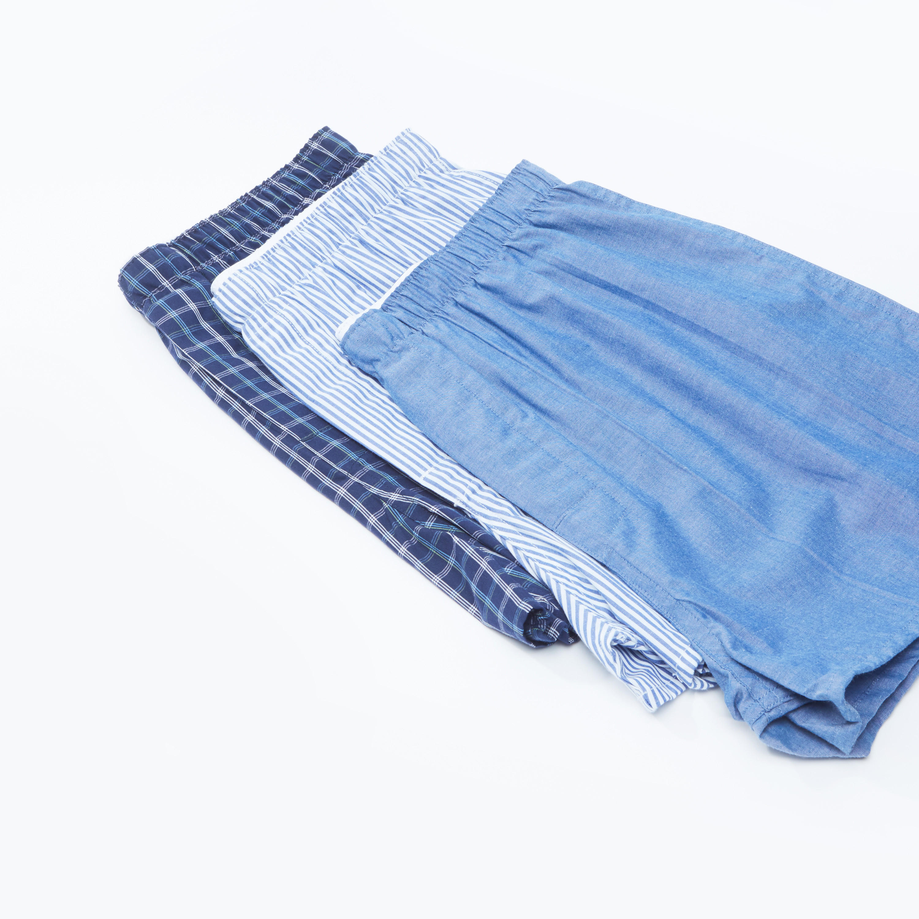 سراويل بوكسر متنوعة بخصر مطّاطي - طقم من 3 قطع-men-clothing-innerwear-underwear-image-3