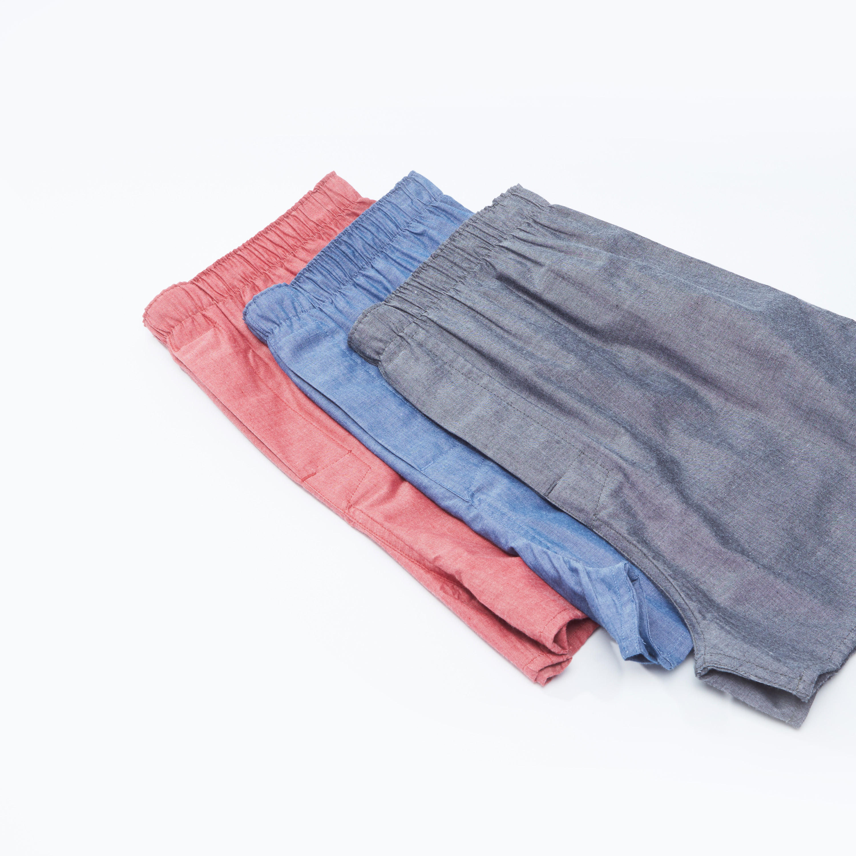 سراويل بوكسر سادة بخصر مطّاطي - طقم من 3  قطع-men-clothing-innerwear-underwear-image-3