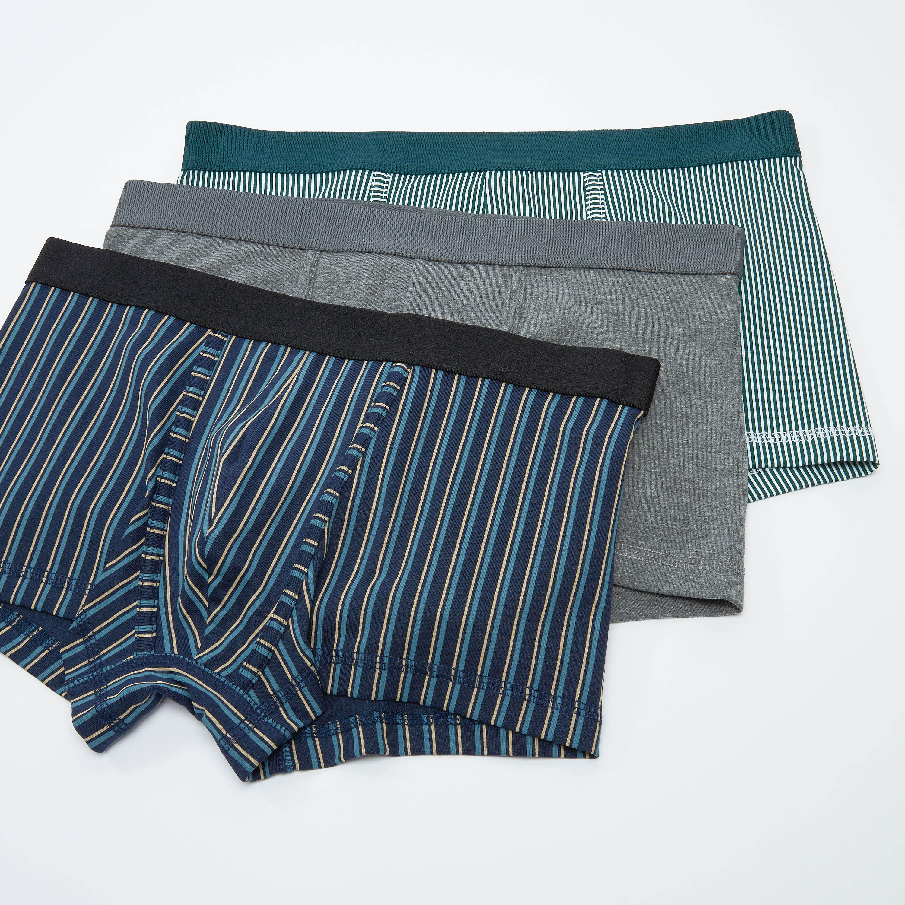 سراويل داخلية متنوعة بخصر مطّاطي عريض - طقم من 3 قطع-men-clothing-innerwear-underwear-image-1