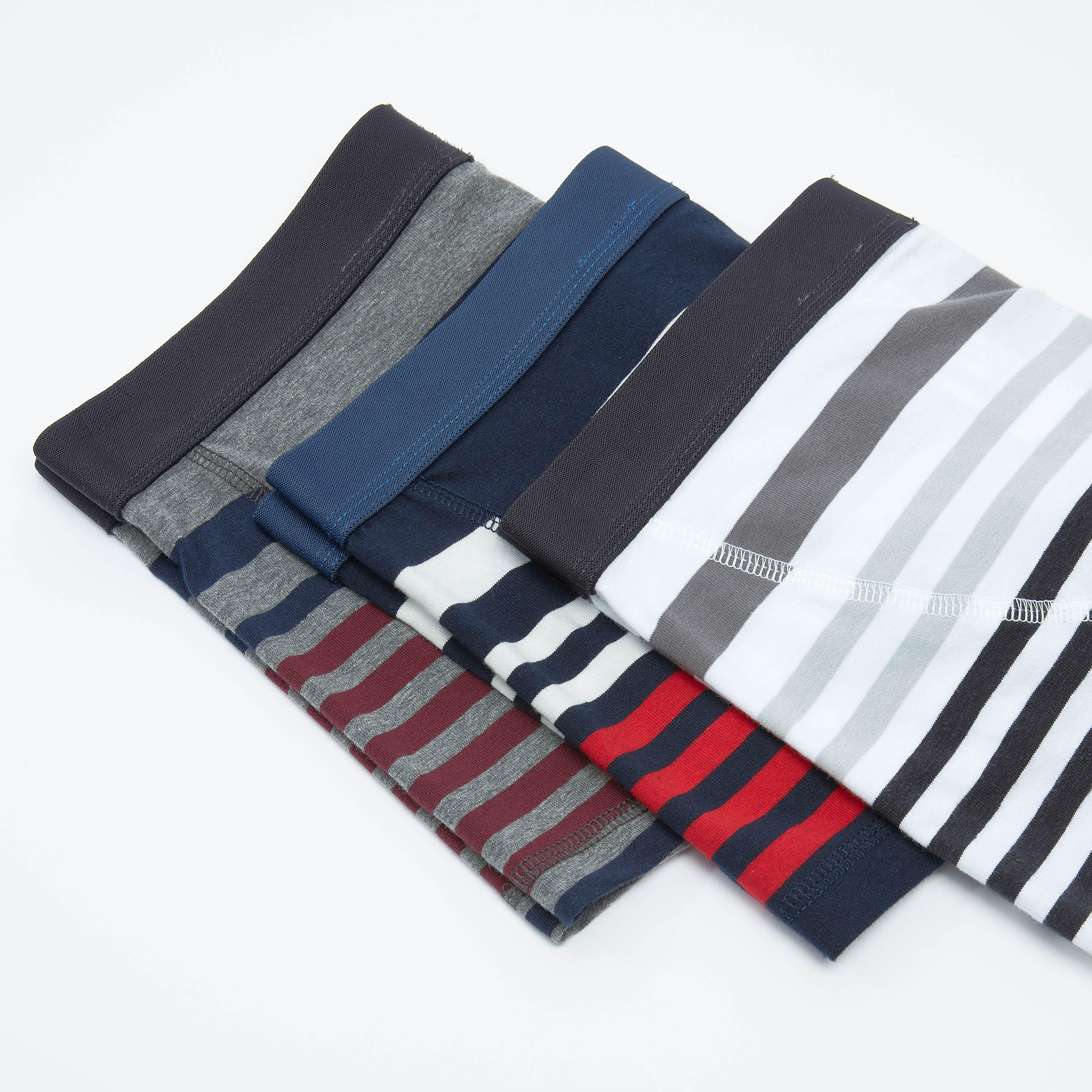 سراويل داخلية مقلّمة بخصر مطّاطي عريض - طقم من 3 قطع-men-clothing-innerwear-underwear-image-3