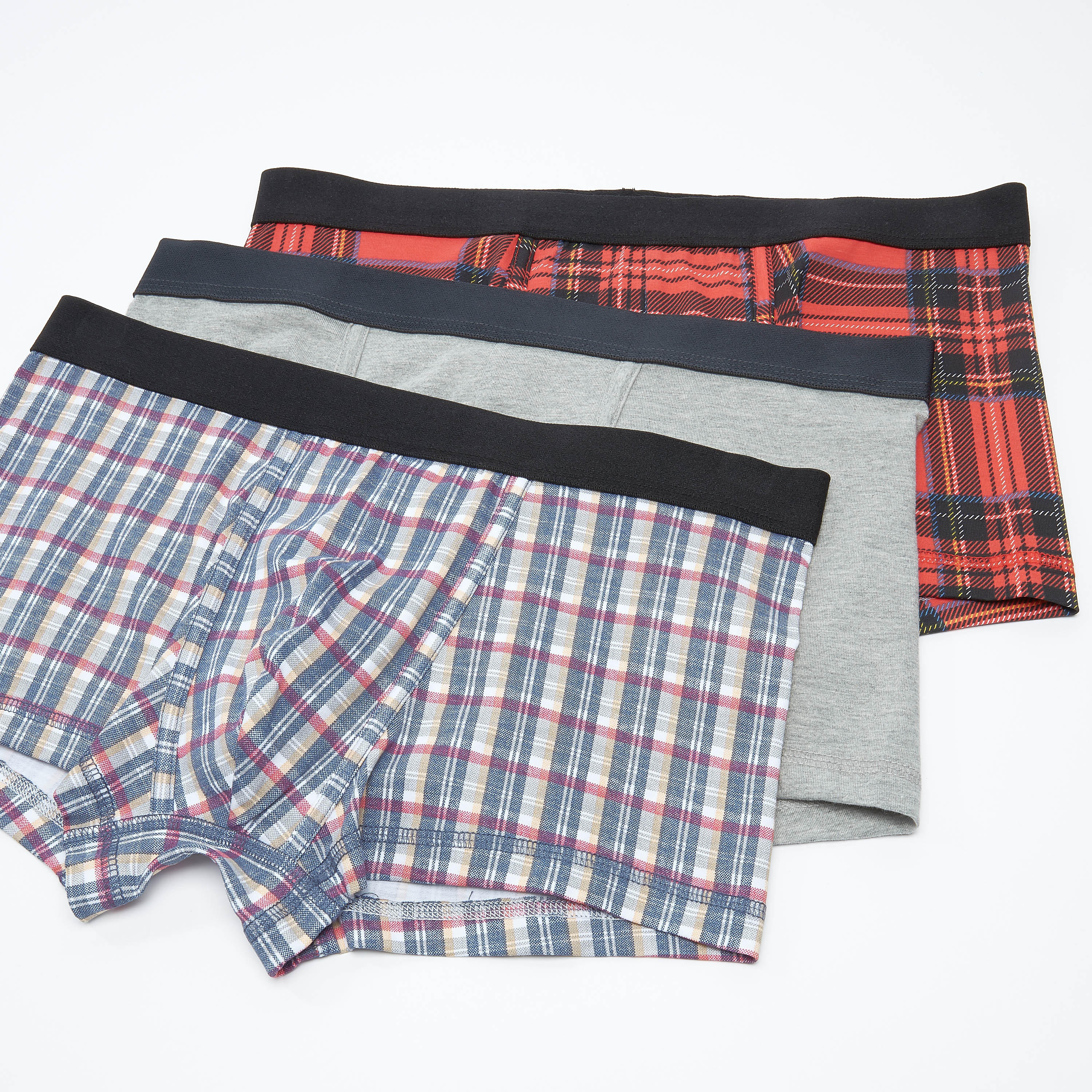 سراويل داخلية متنوعة بخصر مطّاطي عريض - طقم من 3 قطع-men-clothing-innerwear-underwear-image-1