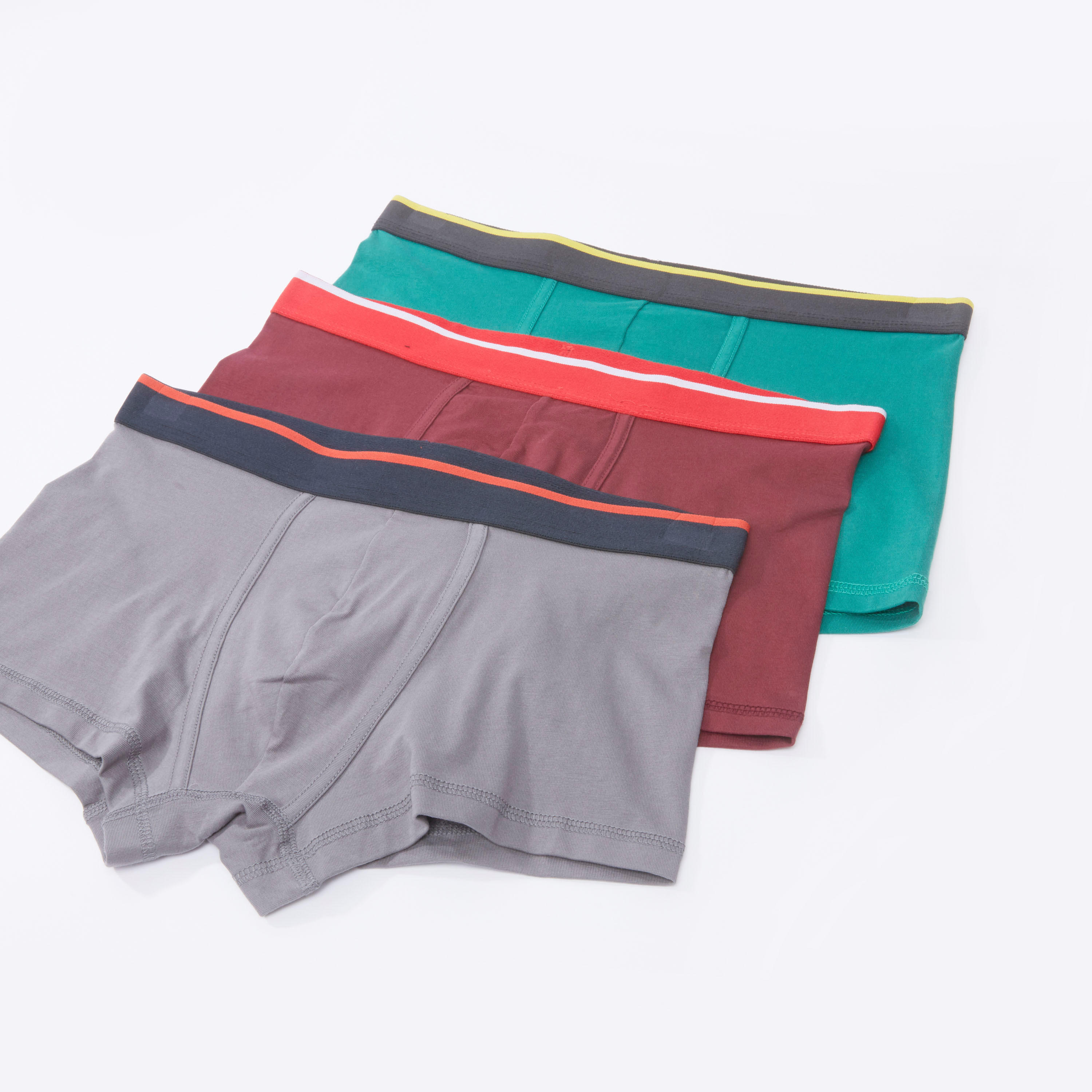 سراويل داخلية سادة بخصر مطّاطي - طقم من 3 قطع-men-clothing-innerwear-underwear-image-1