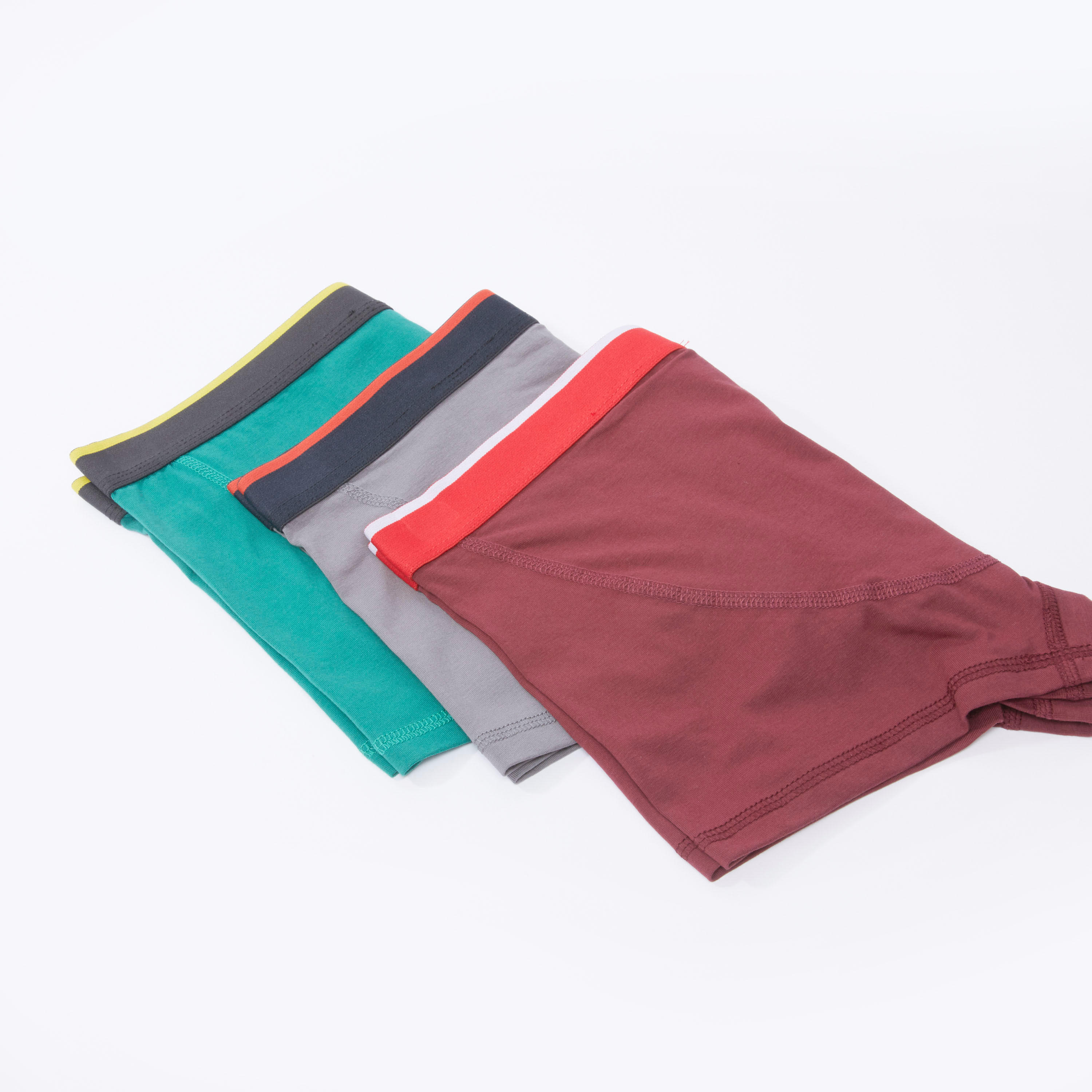 سراويل داخلية سادة بخصر مطّاطي - طقم من 3 قطع-men-clothing-innerwear-underwear-image-3