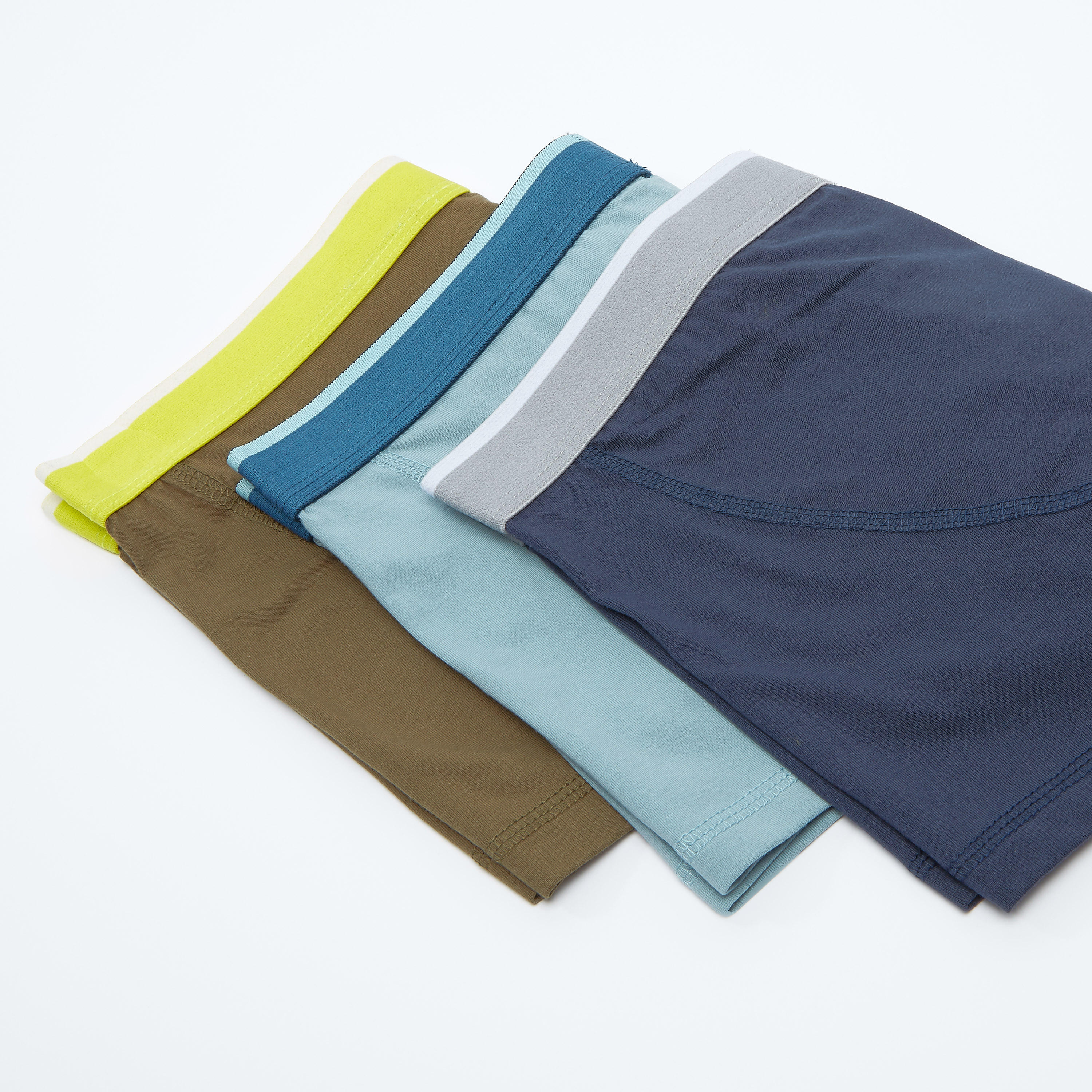 Set of 3 - Plain Trunks with Wide Elasticised Waistband-men-clothing-innerwear-underwear-image-3