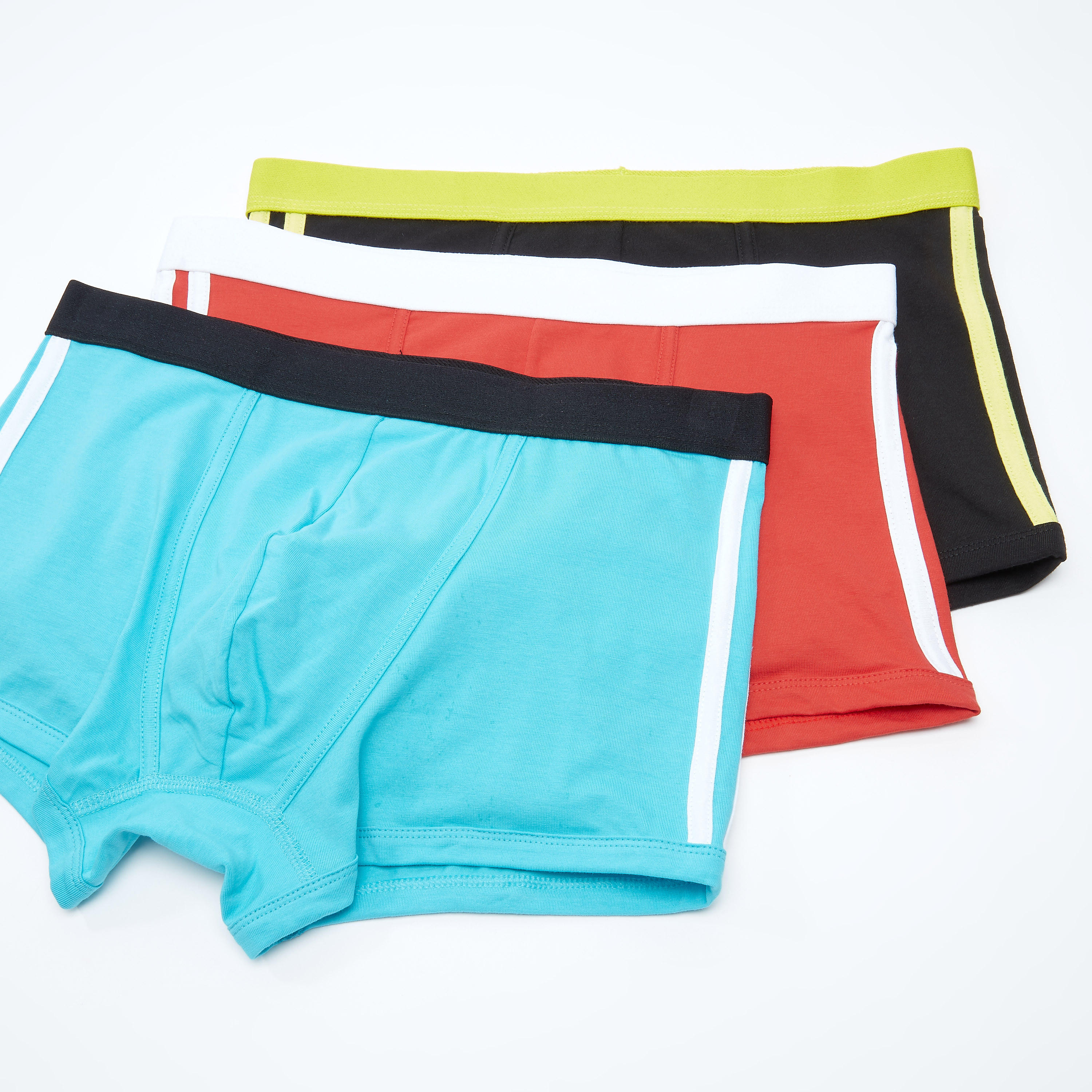Set of 3 - Assorted Trunks with Wide Elasticised Waistband-men-clothing-innerwear-underwear-image-1