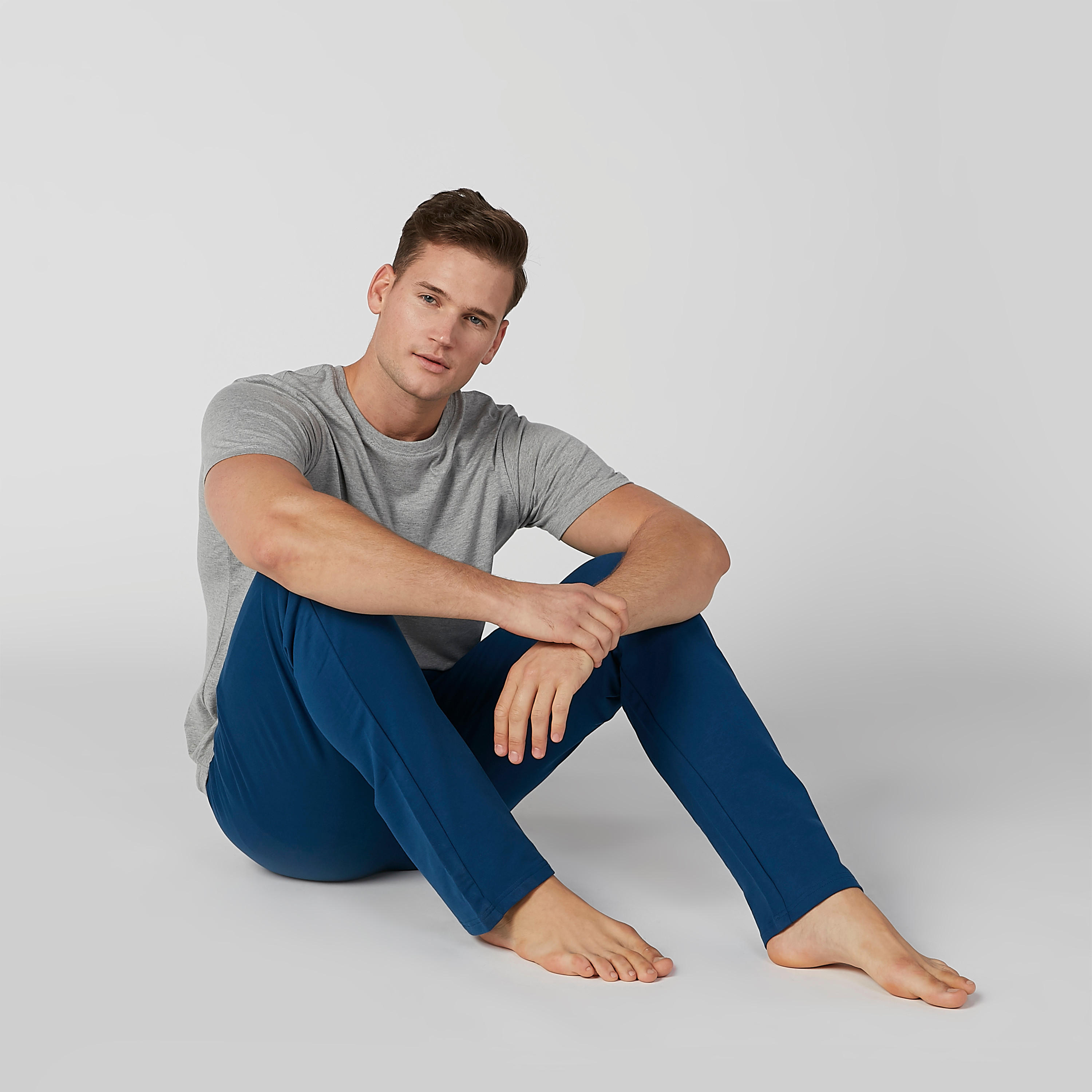Plain Pants with Pocket Detail and Drawstring-men-clothing-nightwear-pyjamaandshorts-image-1