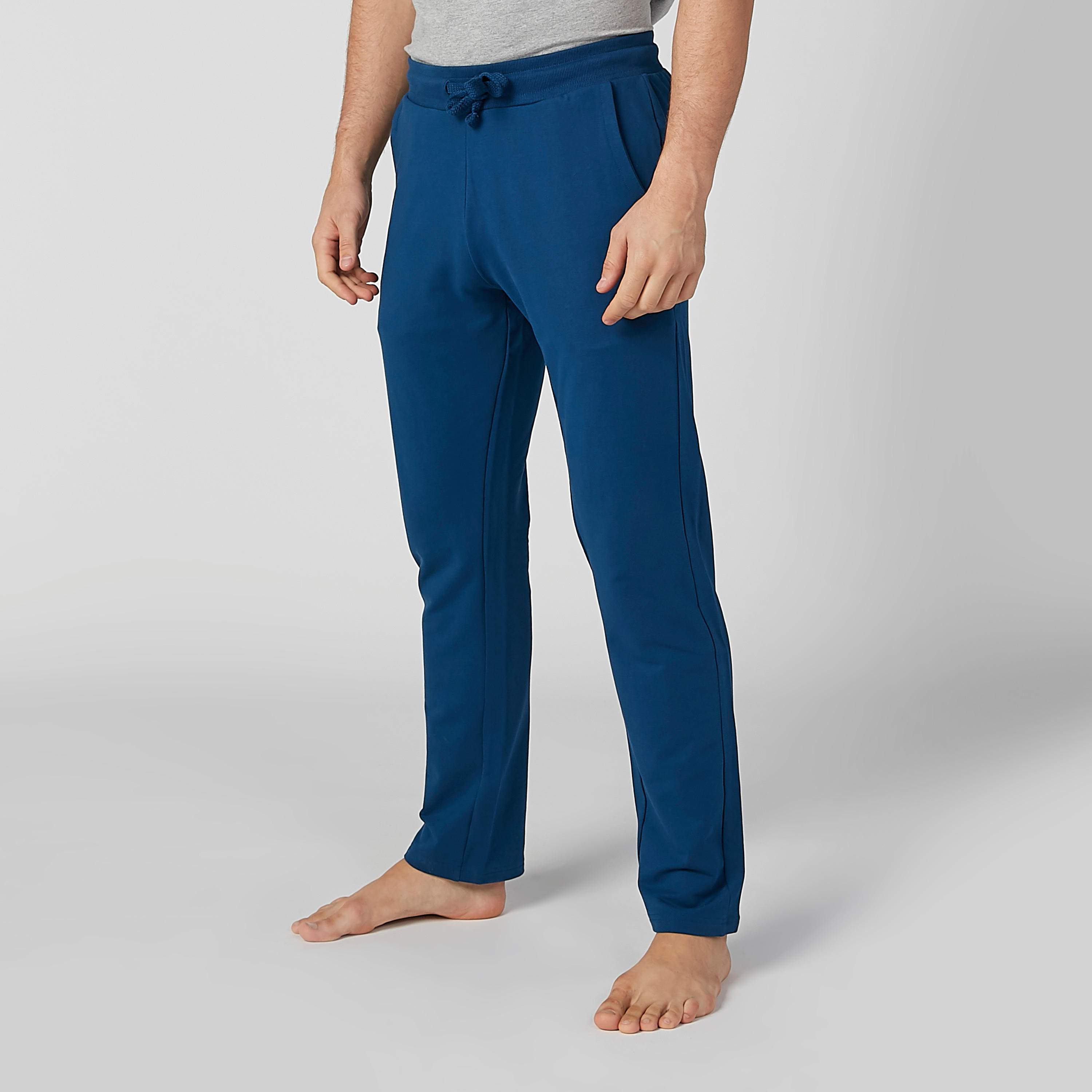 Plain Pants with Pocket Detail and Drawstring-men-clothing-nightwear-pyjamaandshorts-image-2