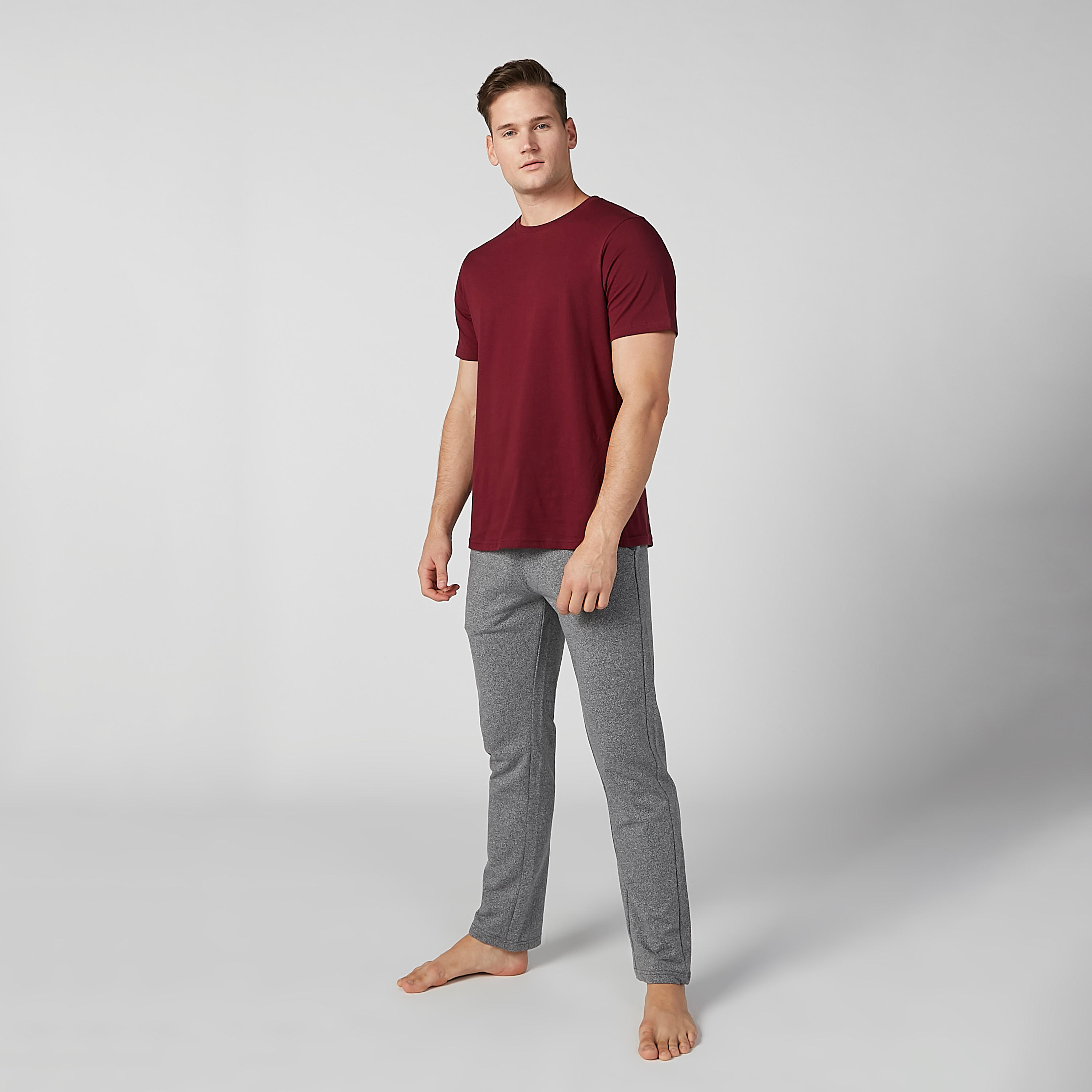 Full Length Plain Pants with Pocket Detail and Drawstring-men-clothing-nightwear-pyjamaandshorts-image-2