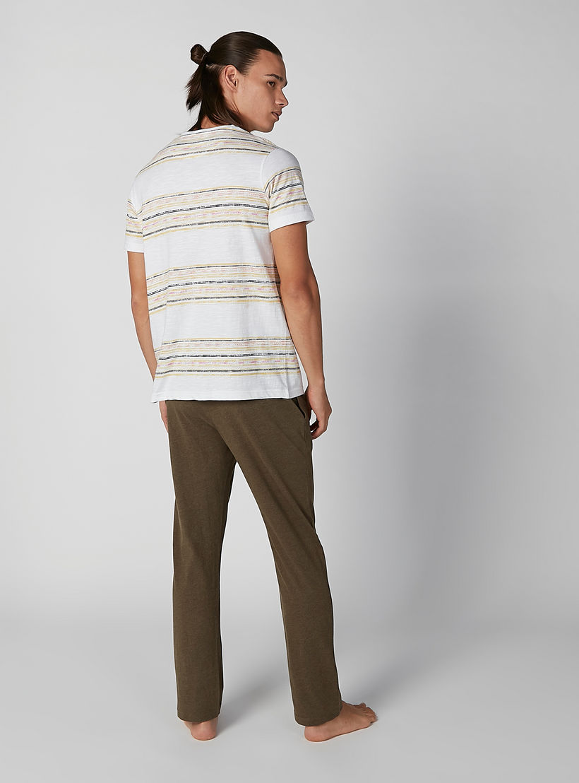 Printed Round Neck T-shirt and Plain Pyjama Set-men-clothing-nightwear-sets-image-3