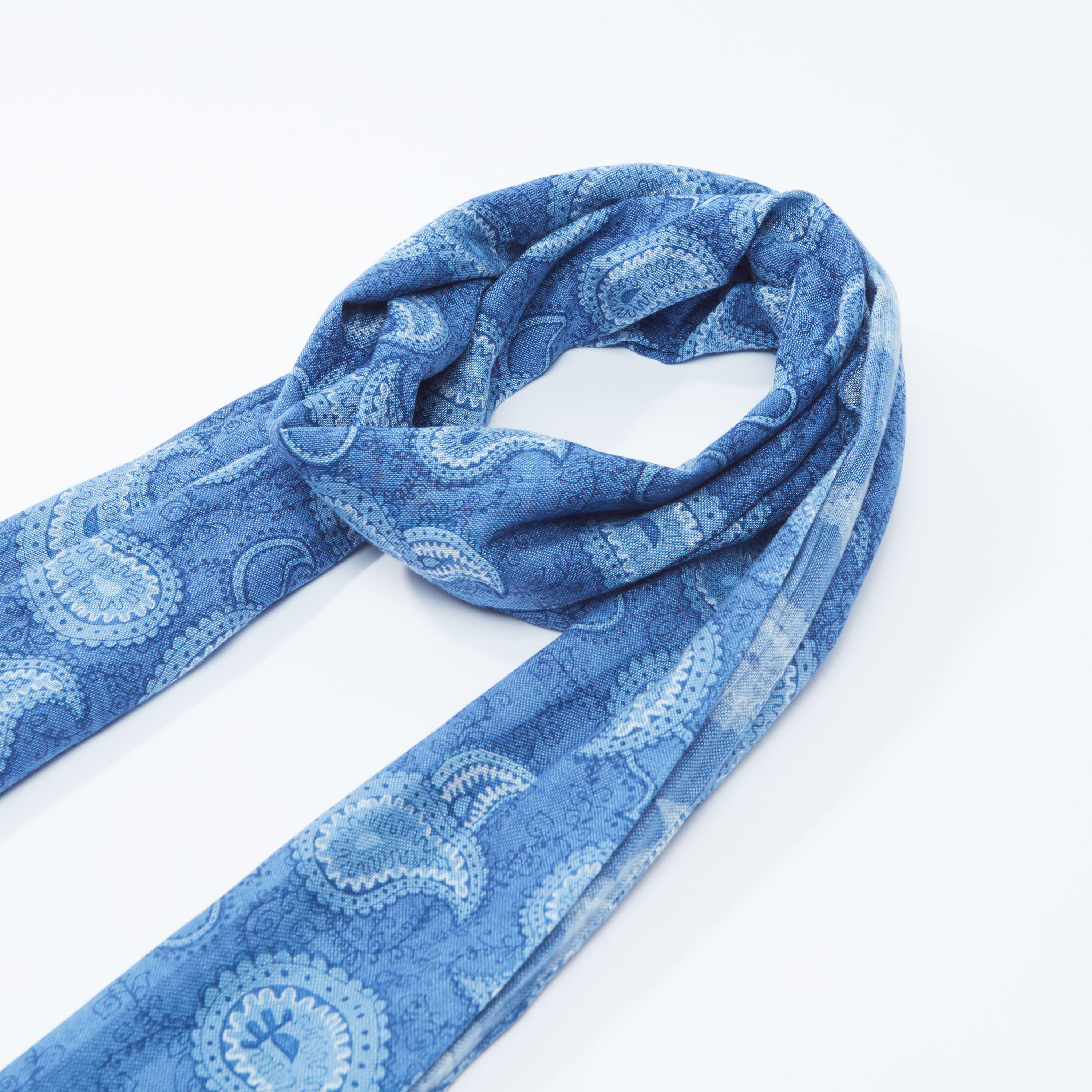 Printed Scarf with Fringes-men-scarvesandgloves-image-1