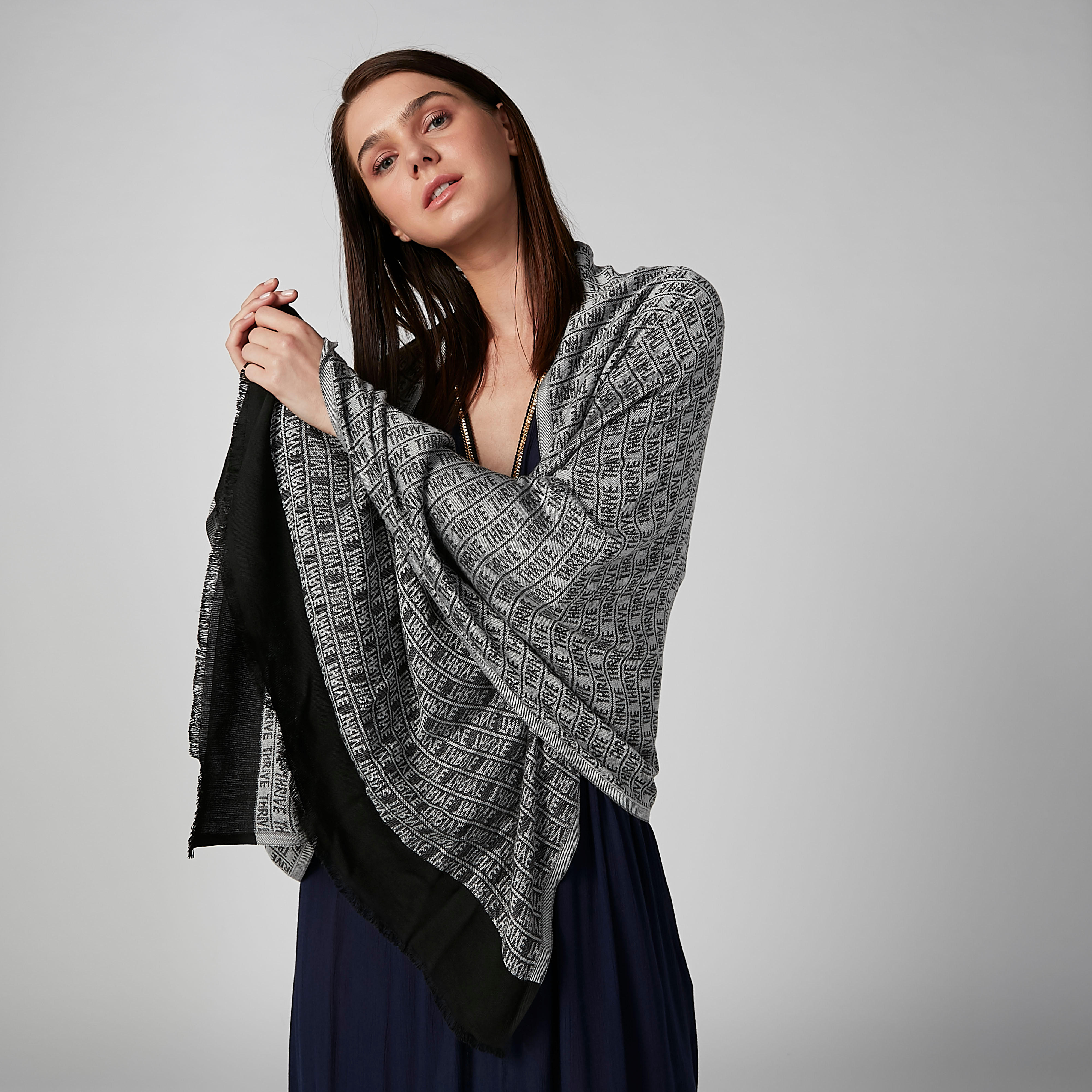 Printed Scarf with Fringes-men-scarvesandgloves-image-2
