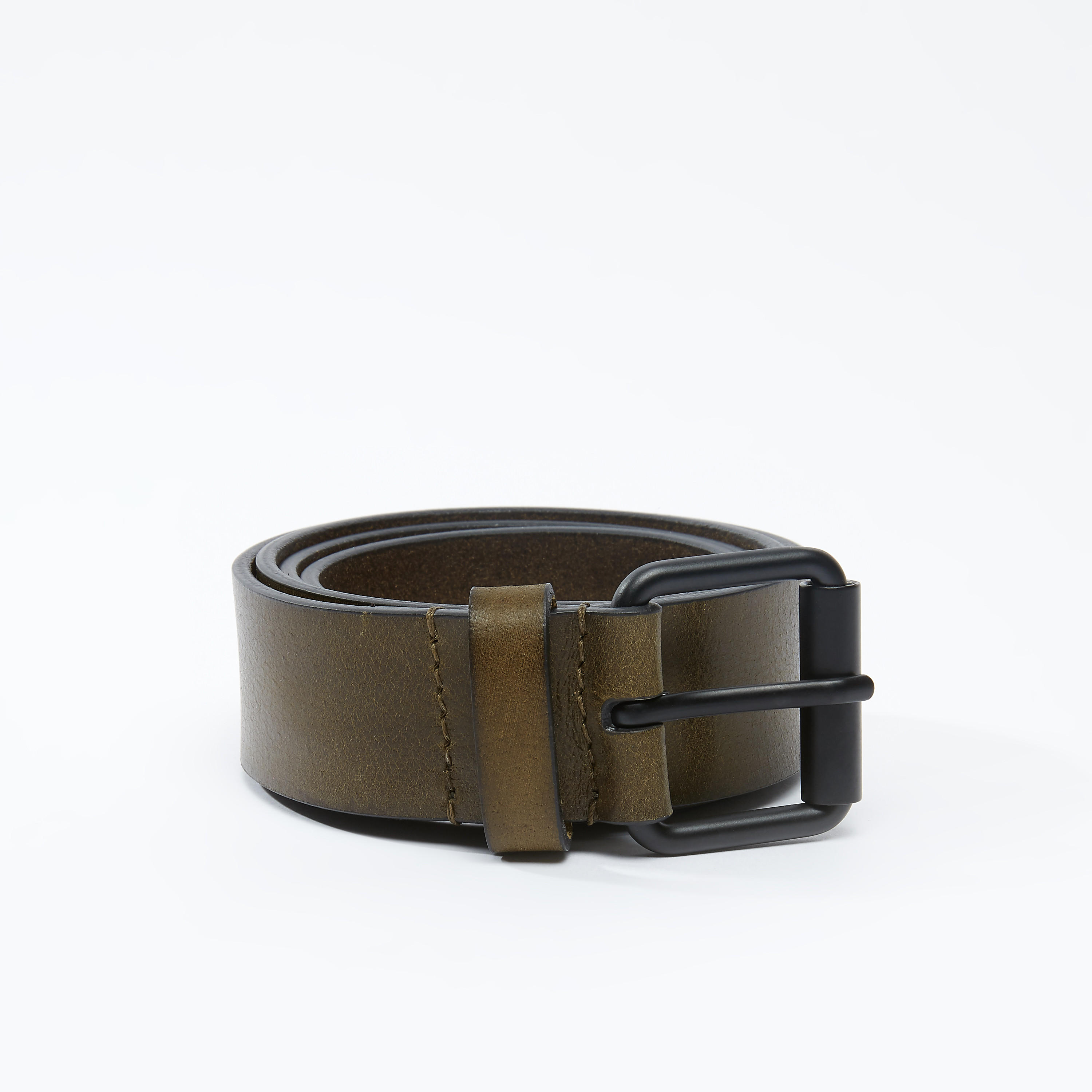 حزام بارز الملمس بإبزيم بدبوس-men-beltsandwallets-belts-image-1