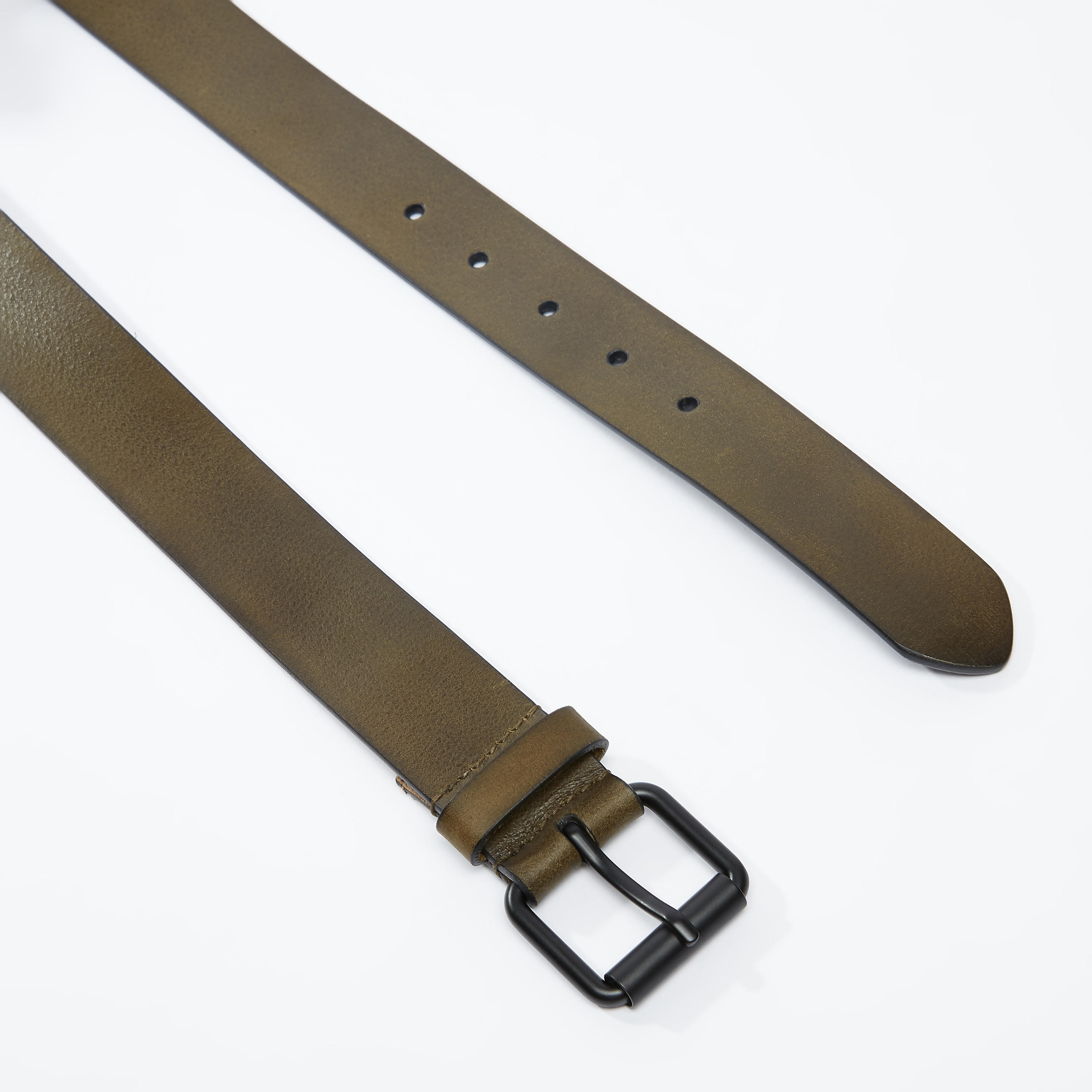حزام بارز الملمس بإبزيم بدبوس-men-beltsandwallets-belts-image-3