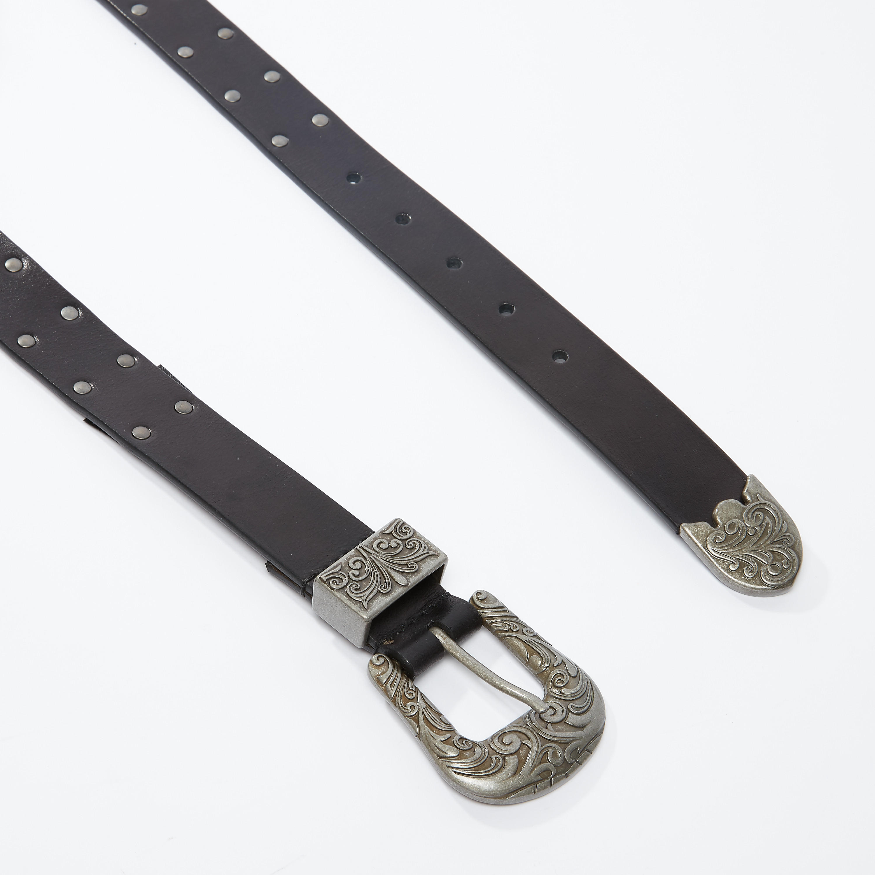 Textured Belt with Pin Buckle-men-beltsandwallets-belts-image-3