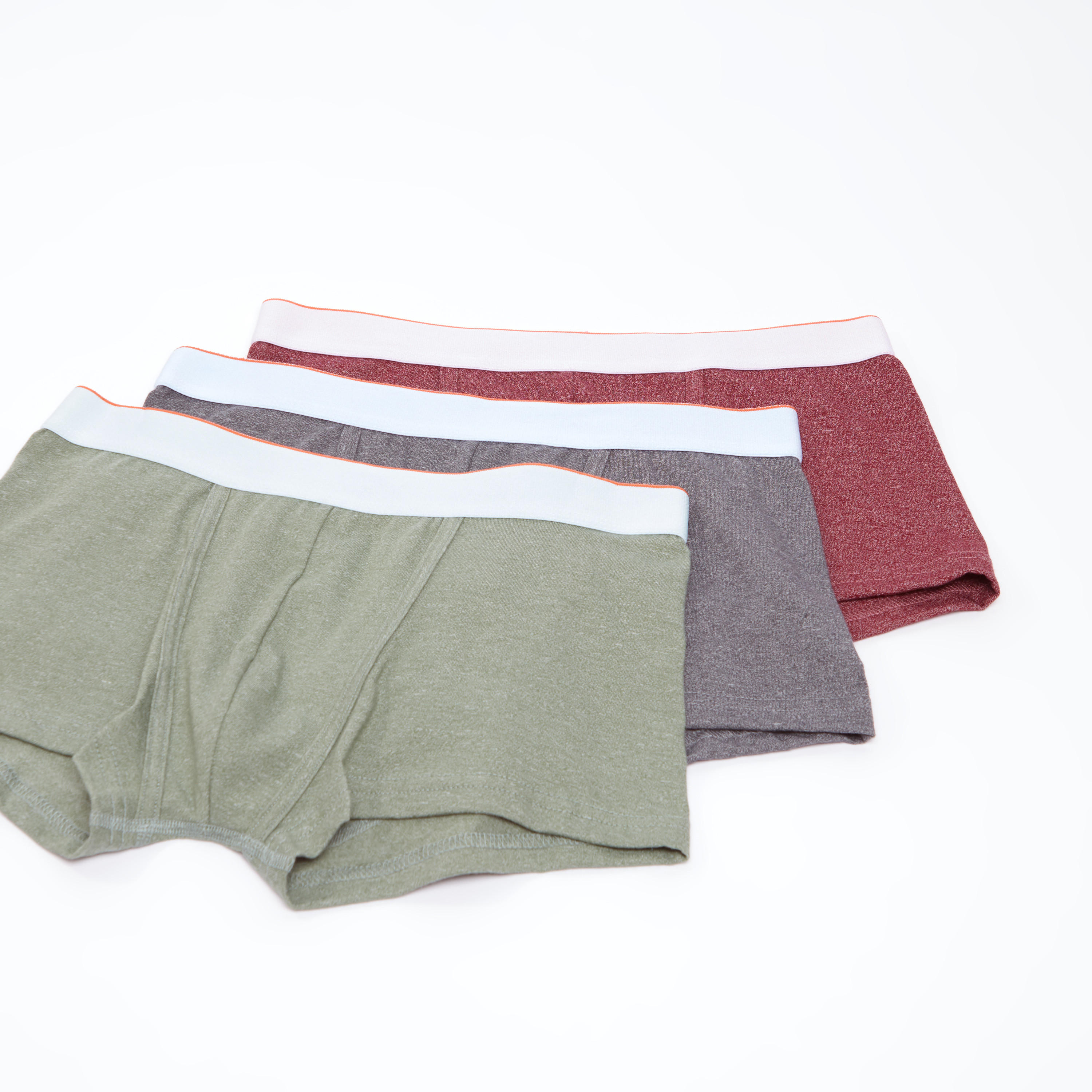 سراويل داخلية سادة بخصر مطّاطي عريض - طقم من 3 قطع-men-clothing-innerwear-underwear-image-1
