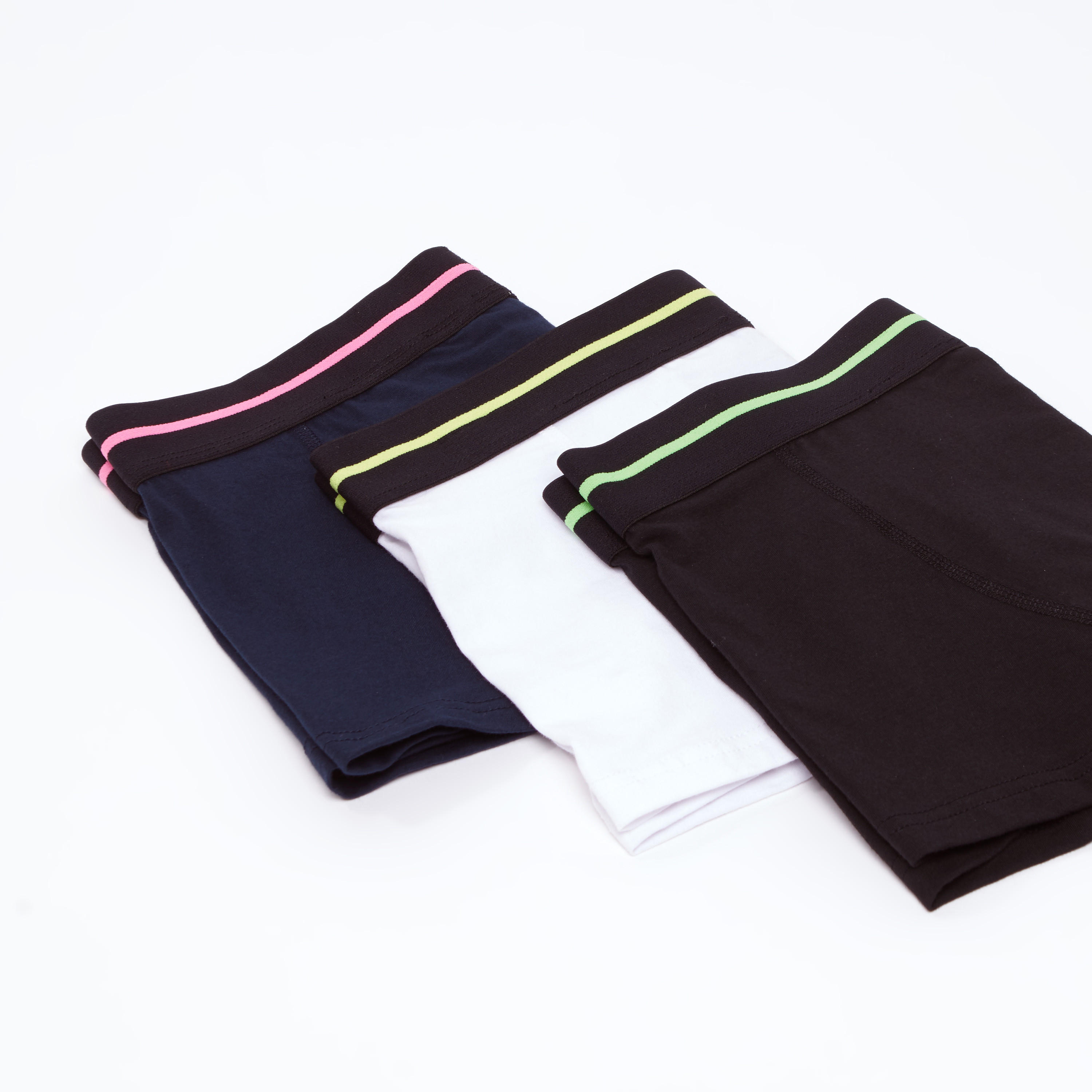 سراويل داخلية سادة بخصر مطّاطي عريض - طقم من 3 قطع-men-clothing-innerwear-underwear-image-3