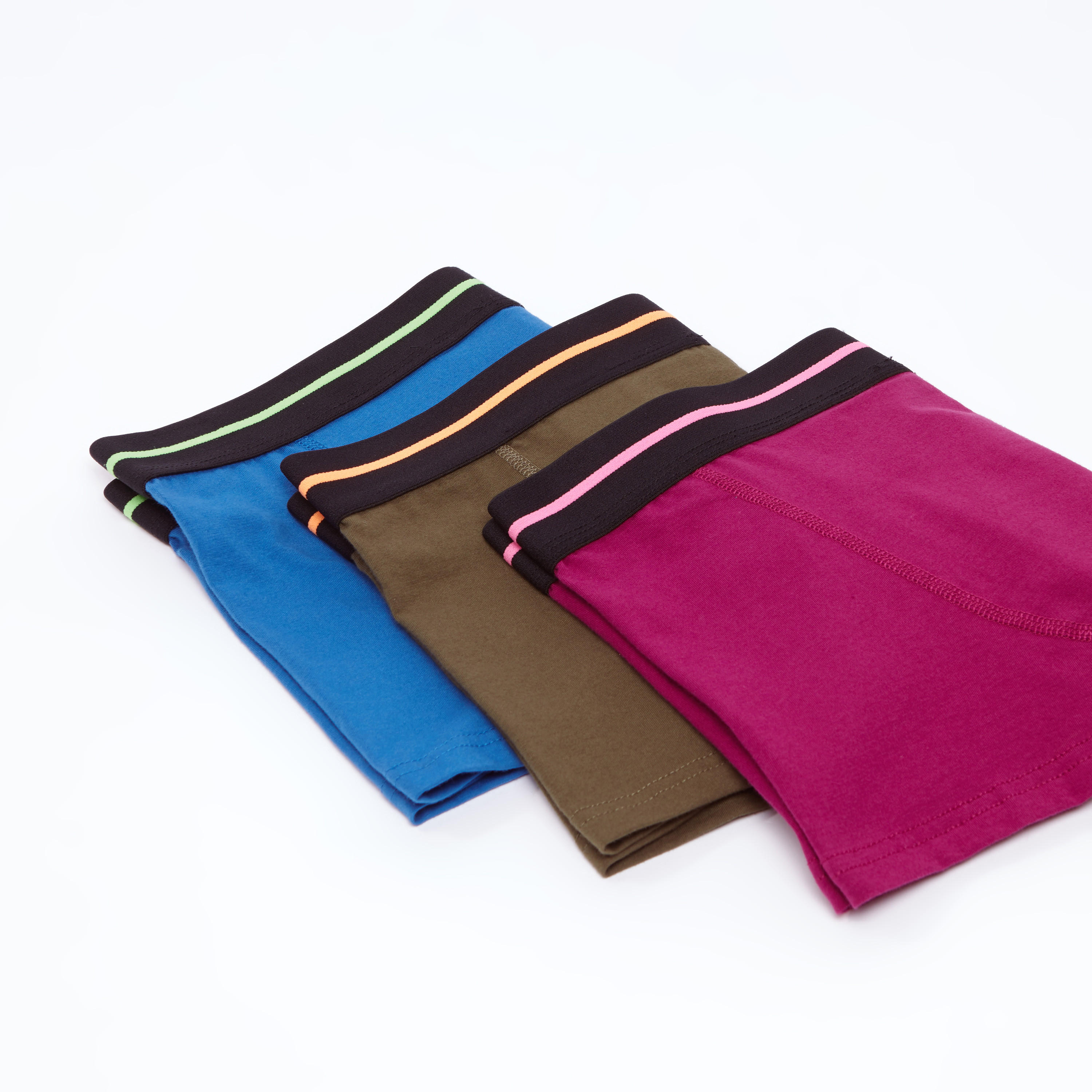 سراويل داخلية سادة بخصر مطّاطي عريض - طقم من 3 قطع-men-clothing-innerwear-underwear-image-3