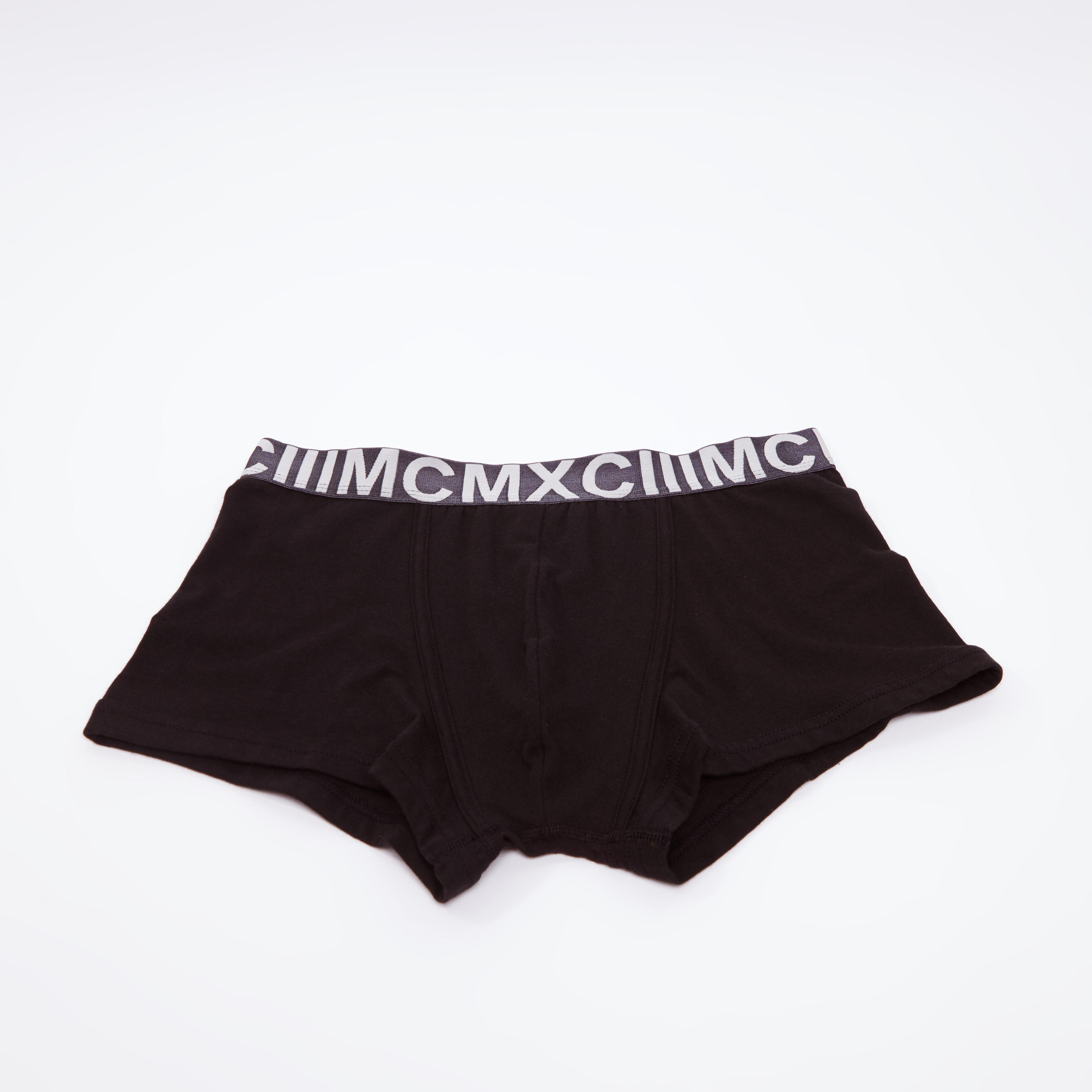 Set of 3 - Plain Trunks with Printed Wide Elasticised Waistband-men-clothing-innerwear-underwear-image-2