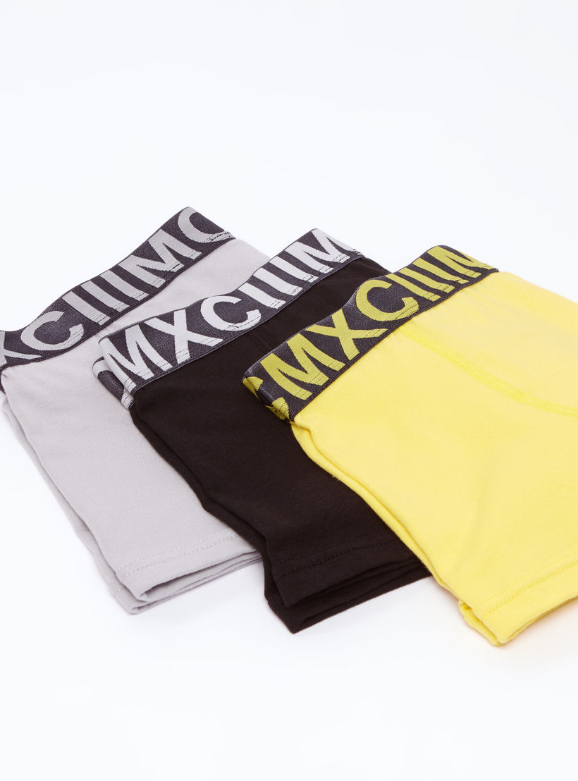 Set of 3 - Plain Trunks with Printed Wide Elasticised Waistband-men-clothing-innerwear-underwear-image-3