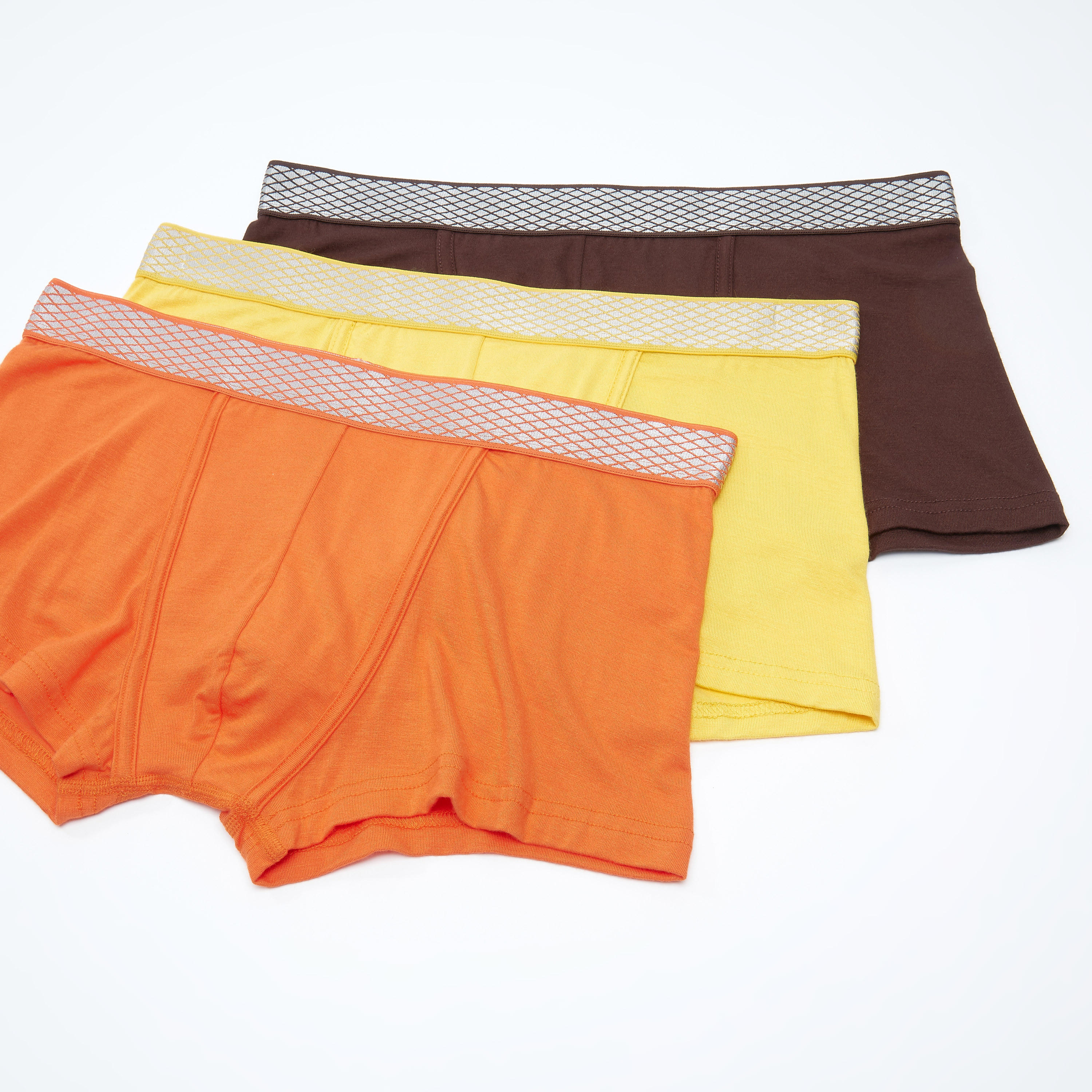 سراويل داخلية متنوعة بخصر مطّاطي عريض - طقم من 3 قطع-men-clothing-innerwear-underwear-image-3