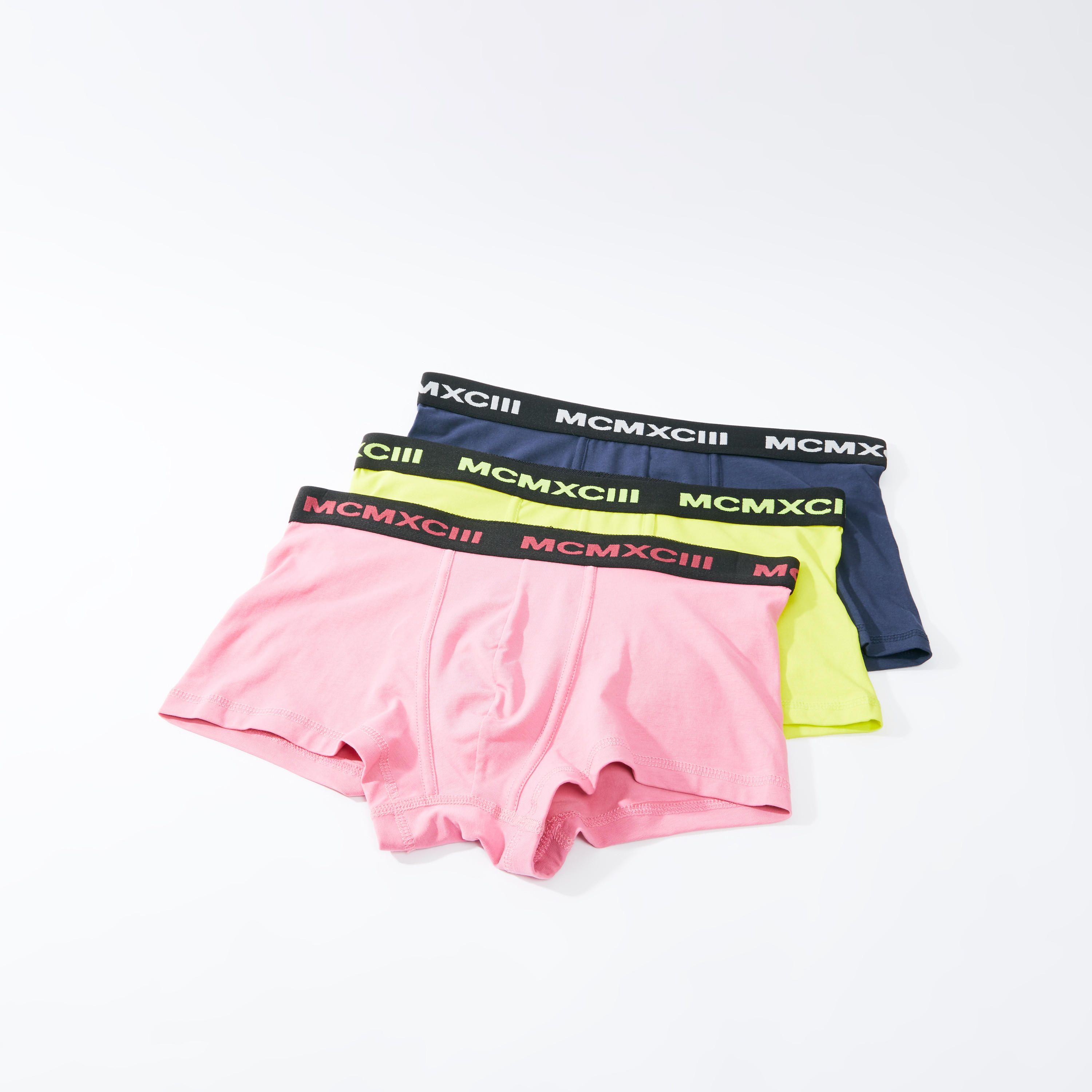 شورتات ترانك بطبعات  وخصر مطّاطي عريض- طقم من 3 قطع-men-clothing-innerwear-underwear-image-1