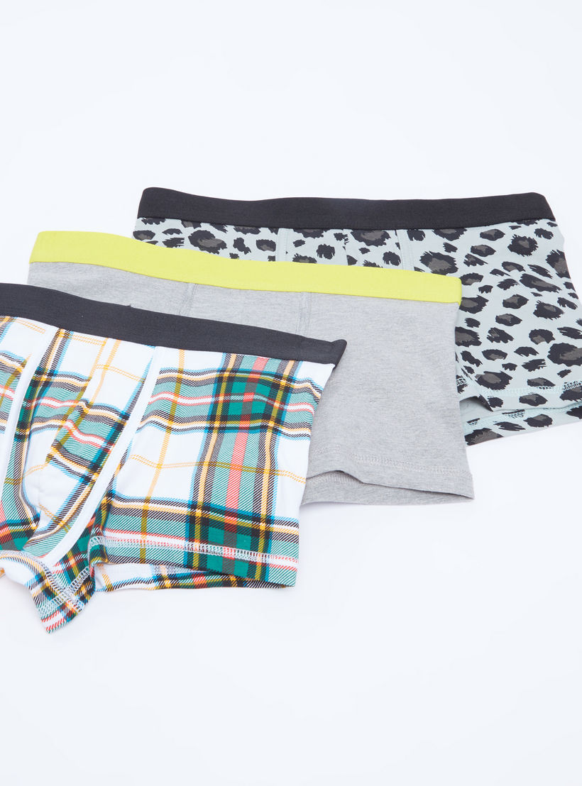 Set of 3 - Assorted Trunks with Wide Elasticised Waistband-men-clothing-innerwear-underwear-image-1