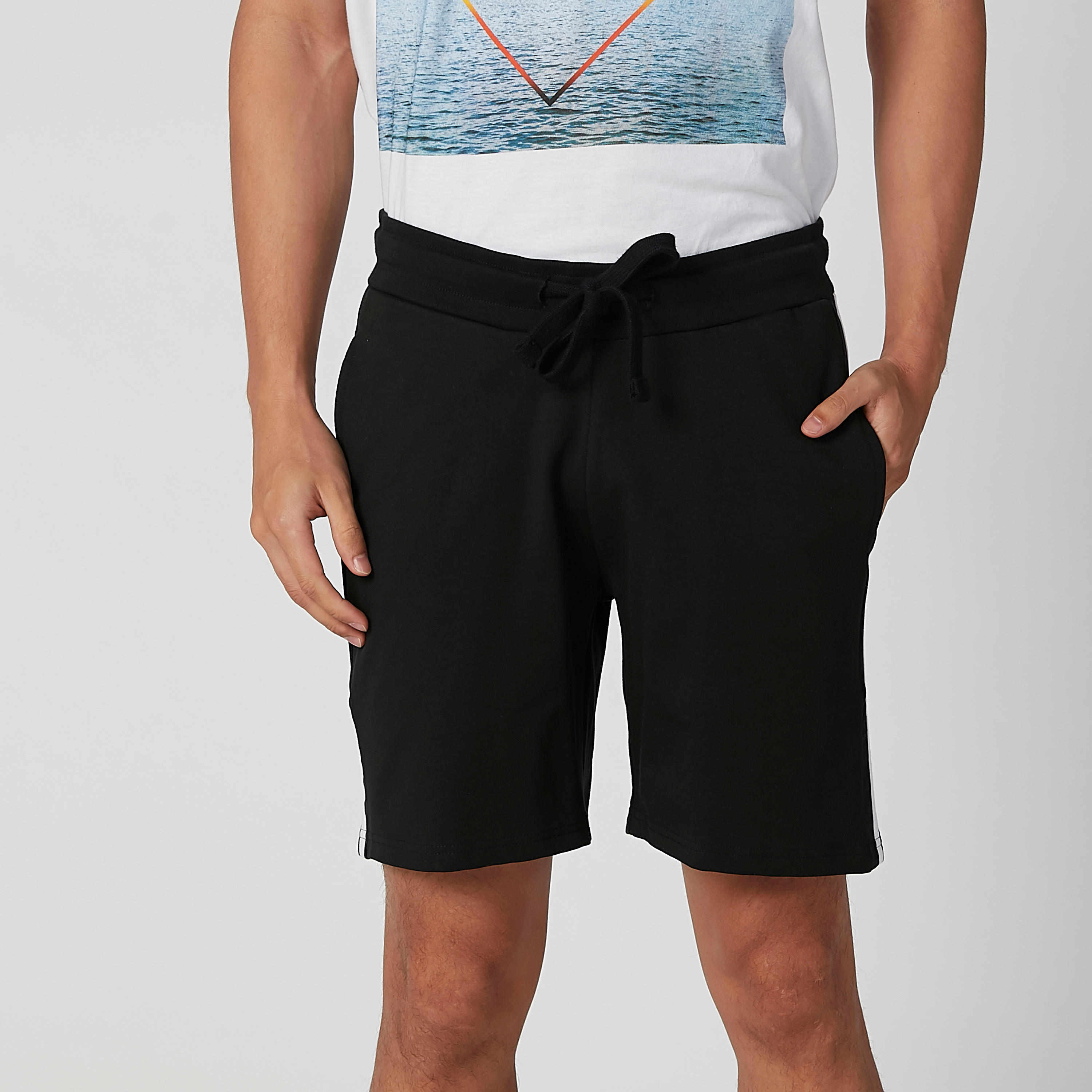 شورت سادة برباط وتفاصيل تقليم-men-clothing-bottoms-shorts-image-1