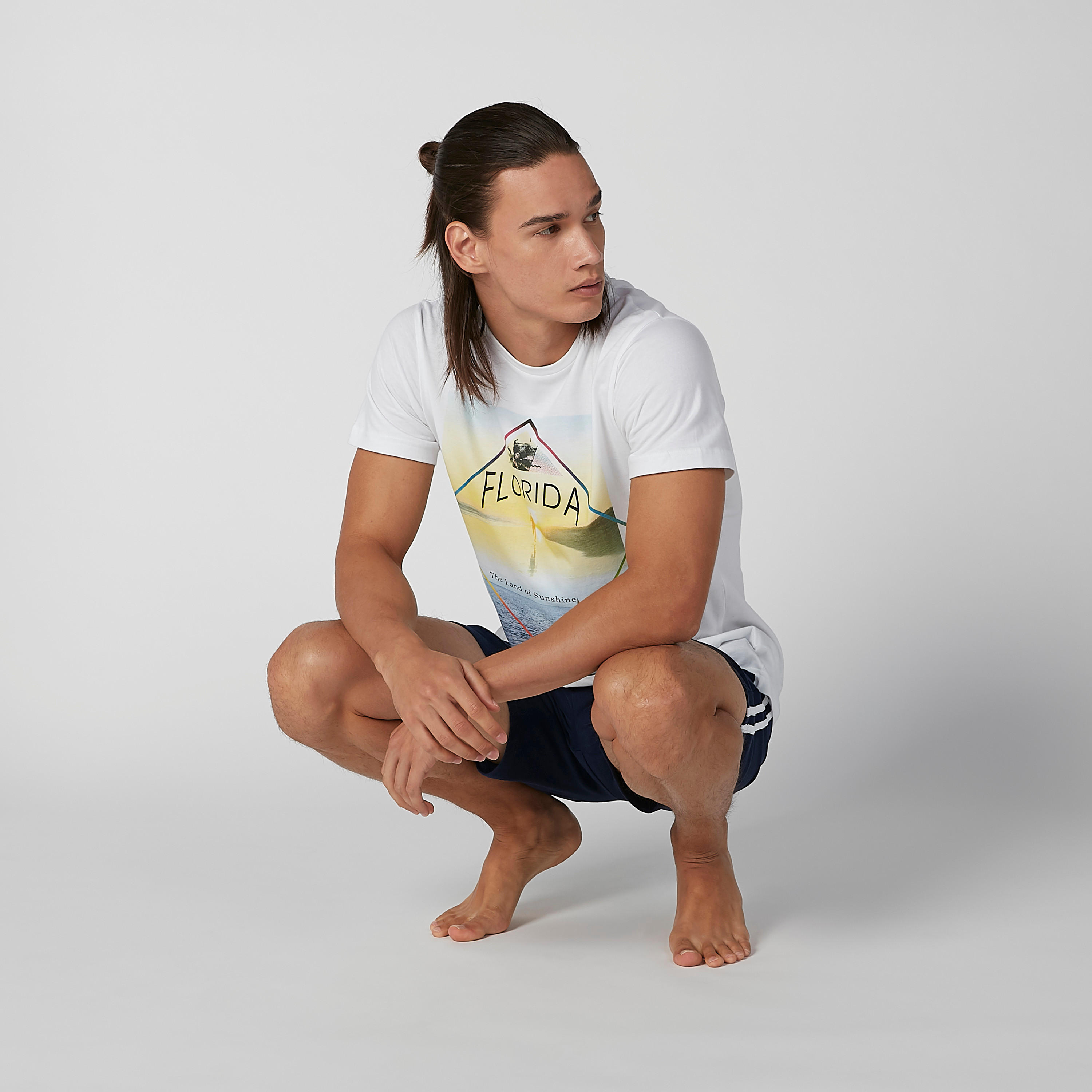 Plain Shorts with Pocket and Stripe Detail-men-clothing-bottoms-shorts-image-2